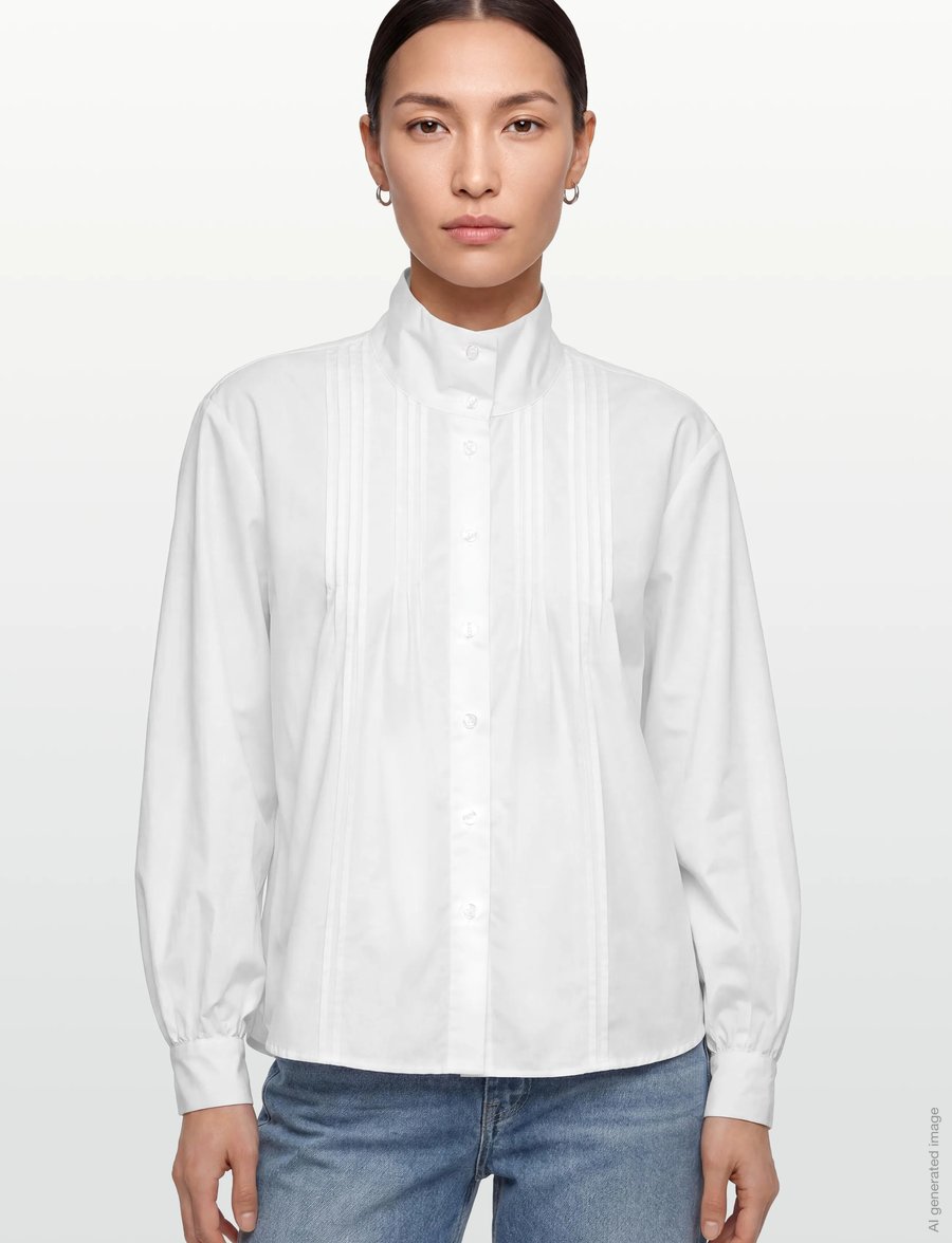 Noella - N-Maysyn Blouse - langärmelige blusen - white - 3
