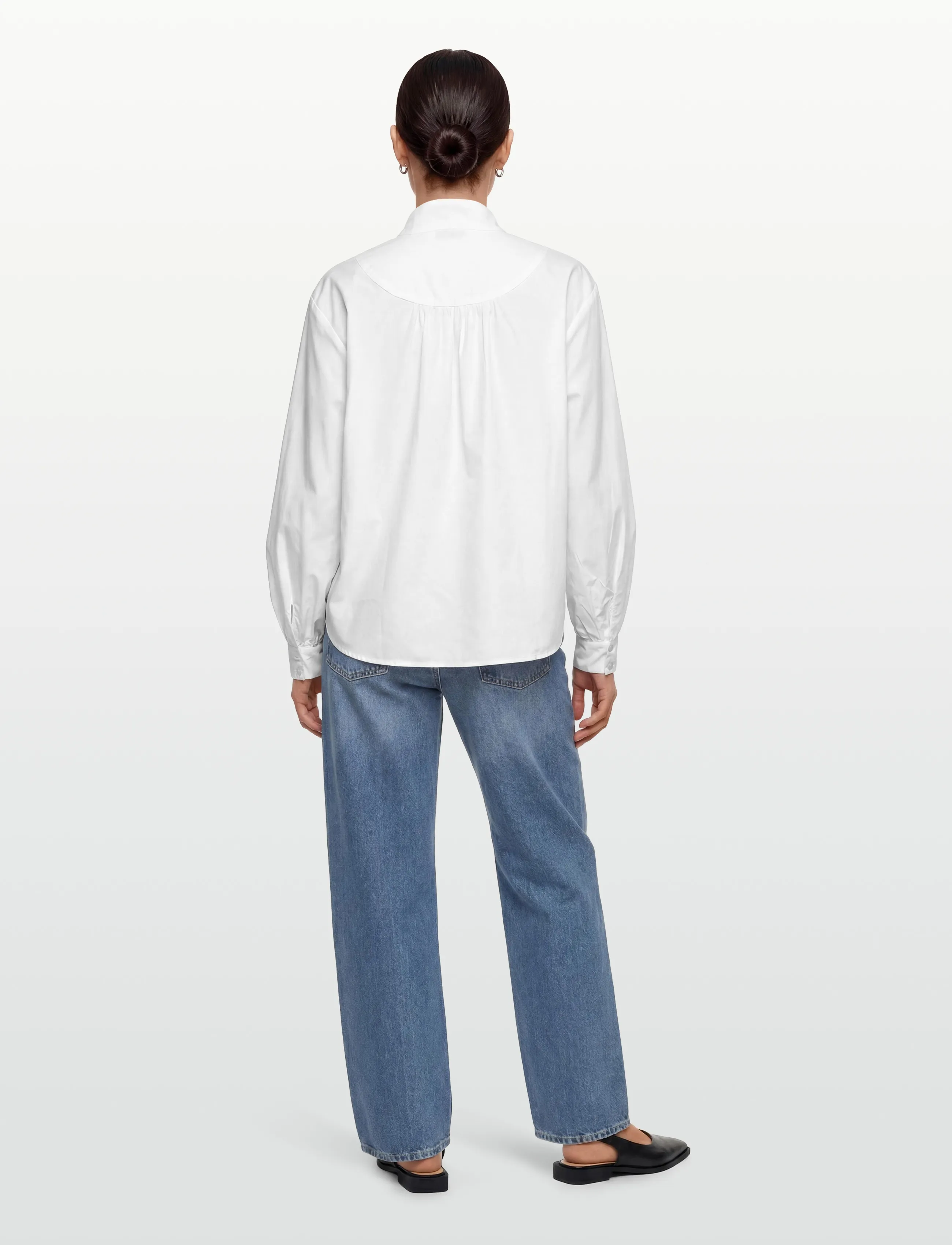 Noella - N-Maysyn Blouse - langærmede bluser - white - 4