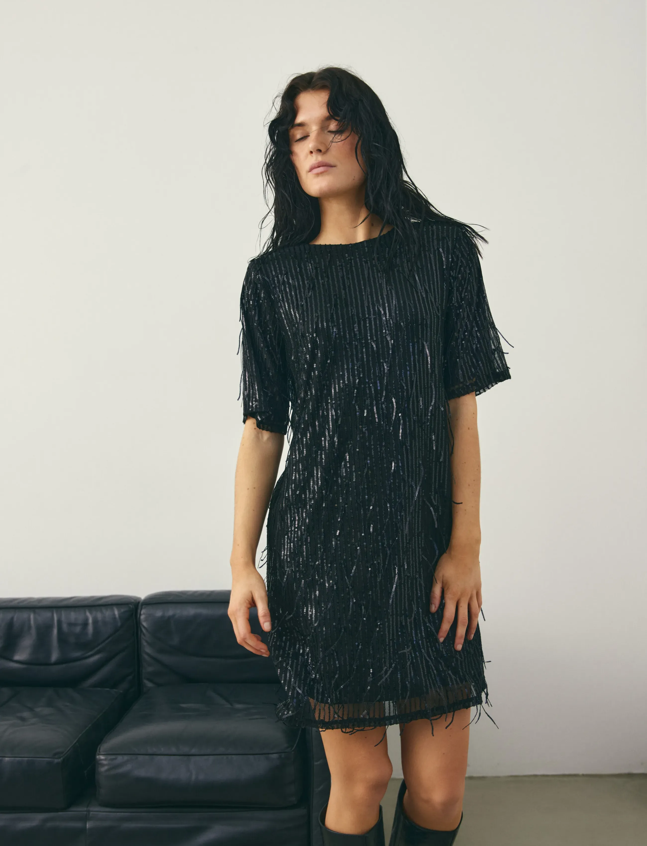 Noella Leeann Dress - Fashion Trends - BLACK / black