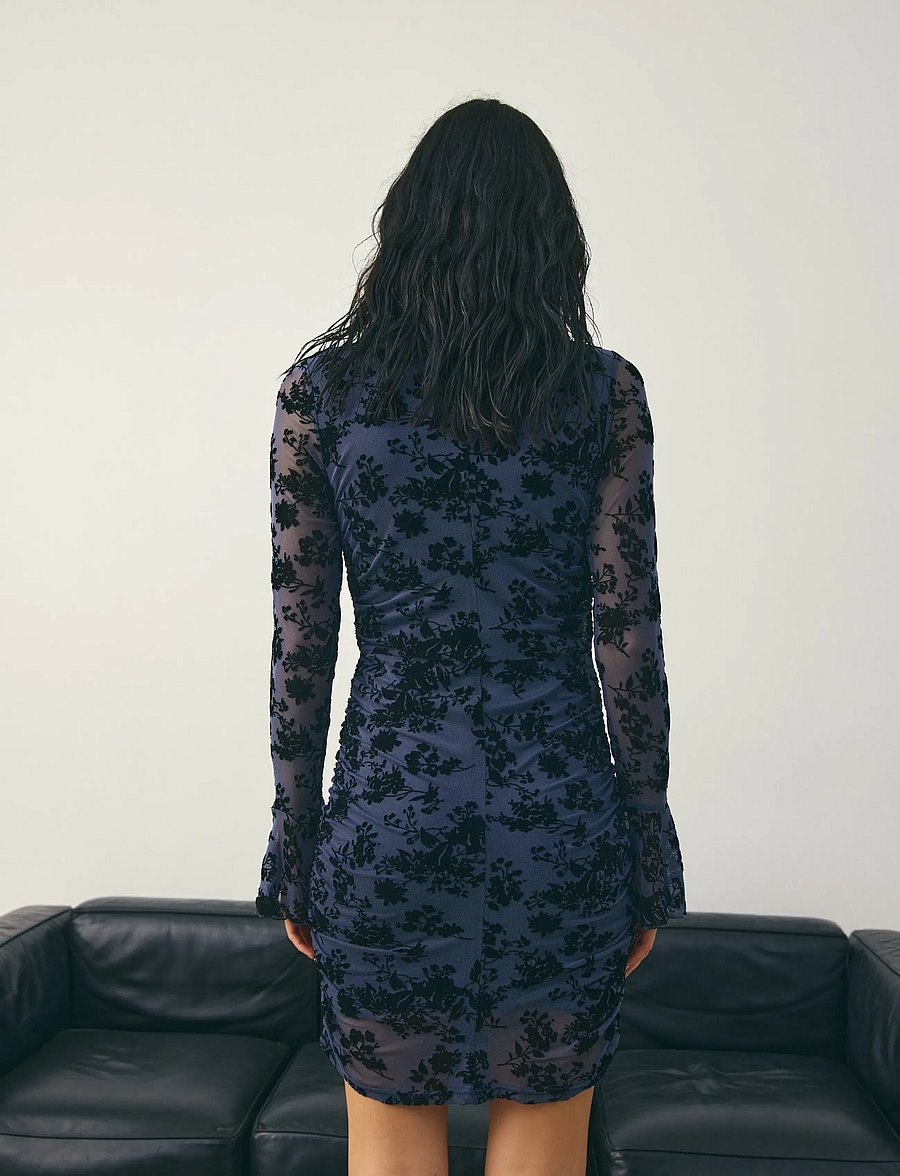 Noella - Lavetta Dress - kokteilikleidid - cobi blue print - 5