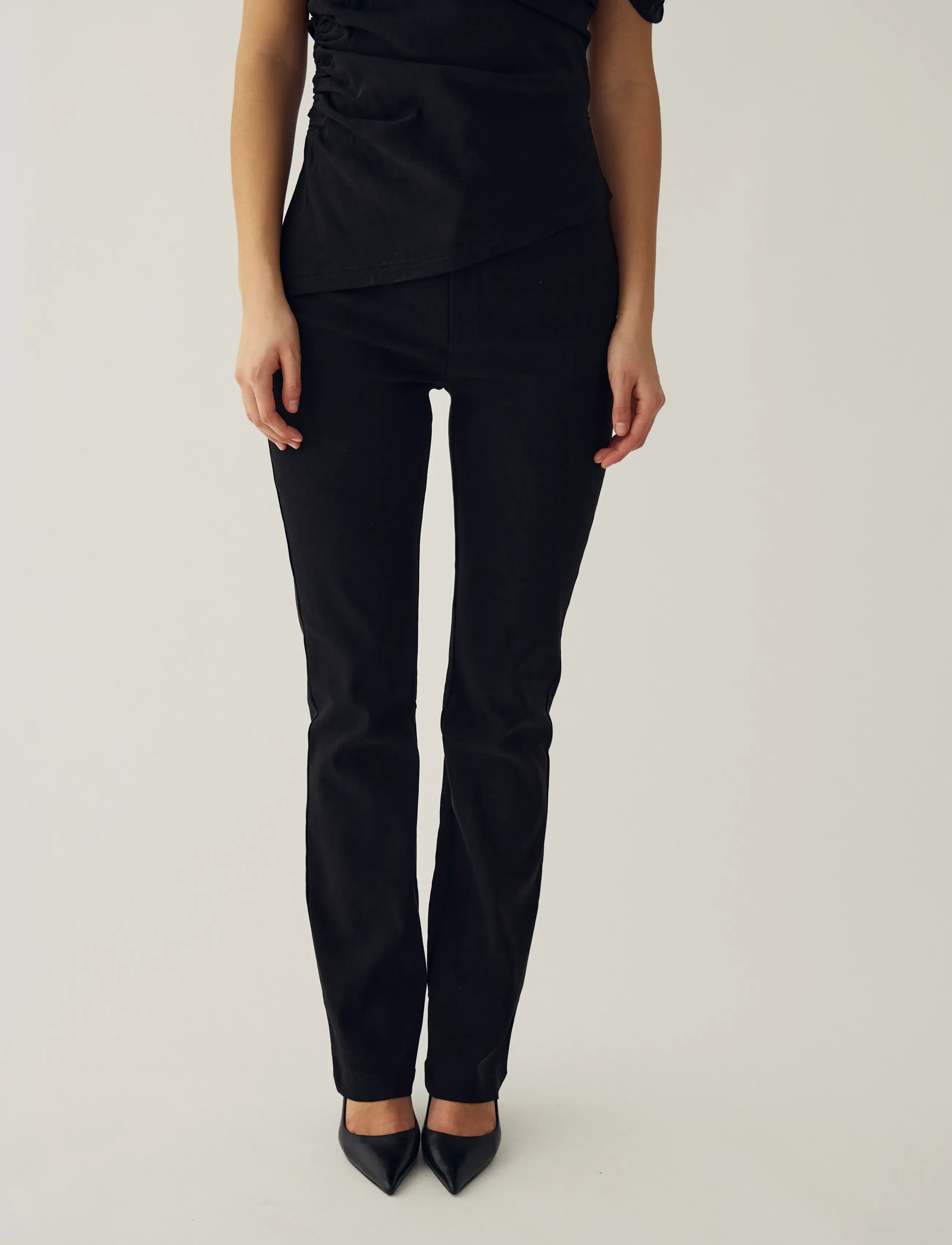 Noella Leneta Pants - Tøj - BLACK / black