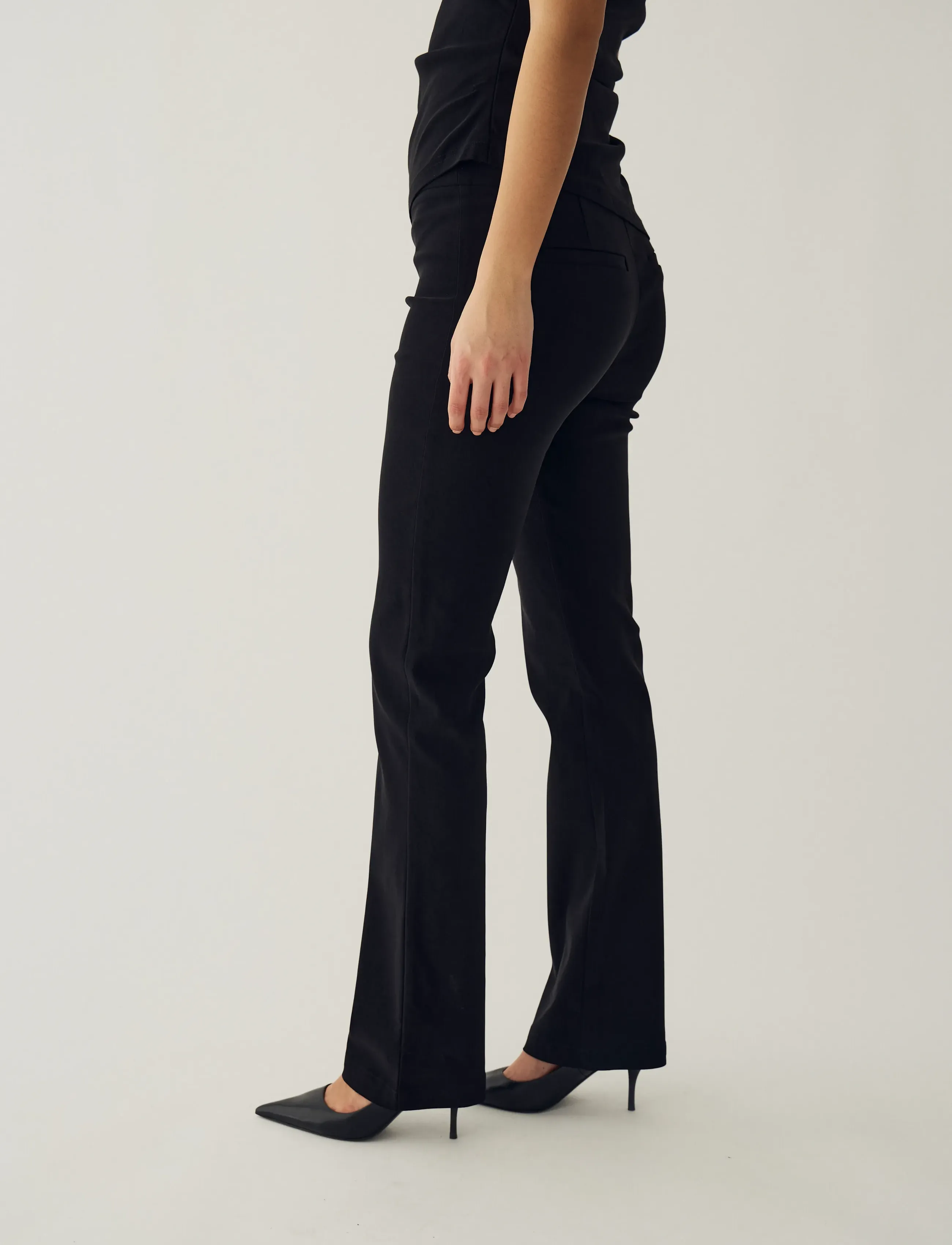 Noella - Leneta Pants - slim fit bukser - black - 3