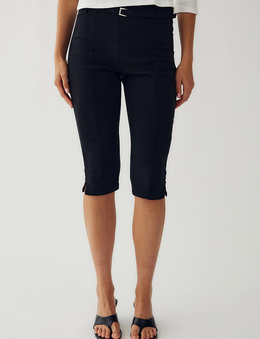 Noella - N-Linza MW B Capris - capri bukser - black - 0