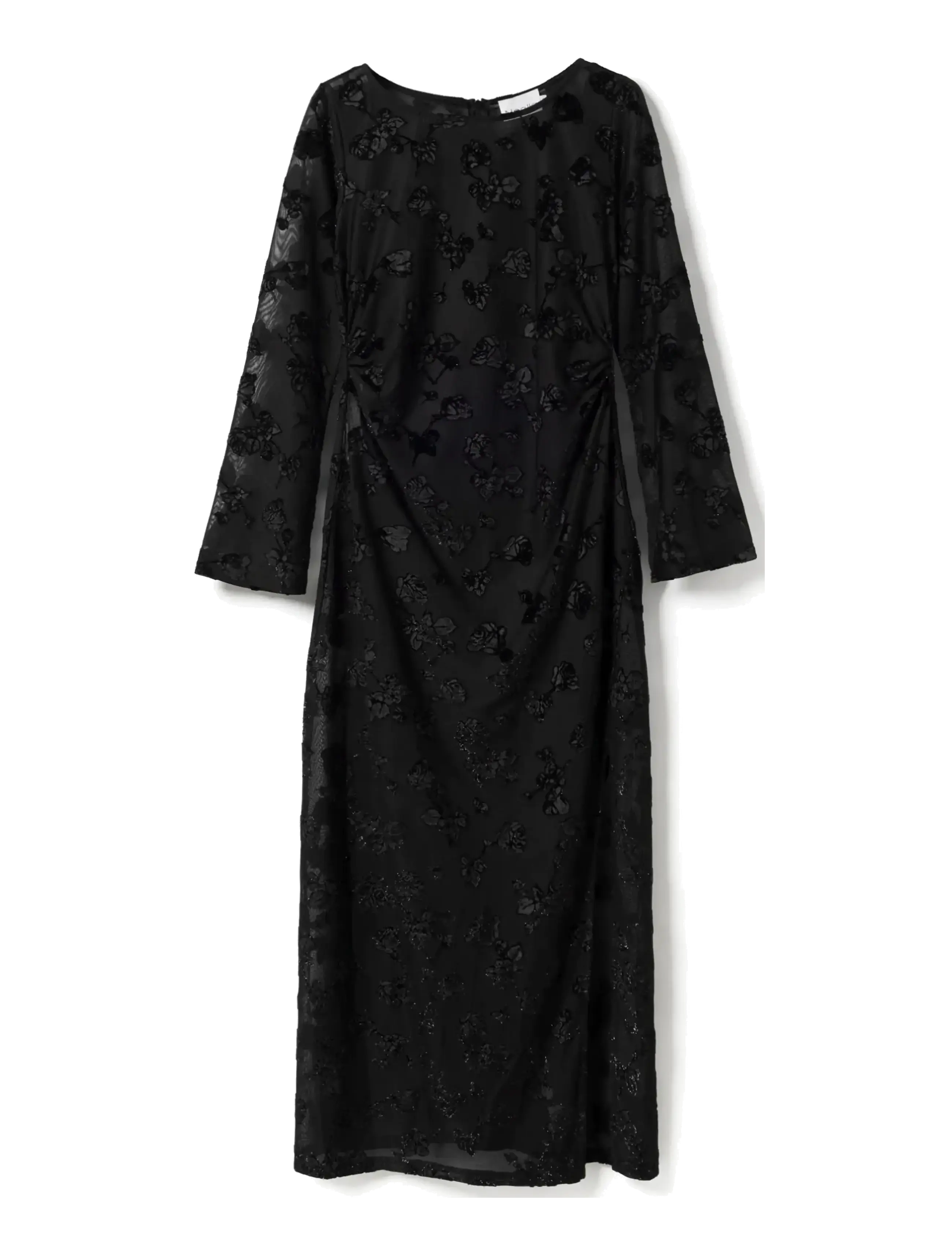 Noella - Laurette Dress - ilgos suknelės - black - 2