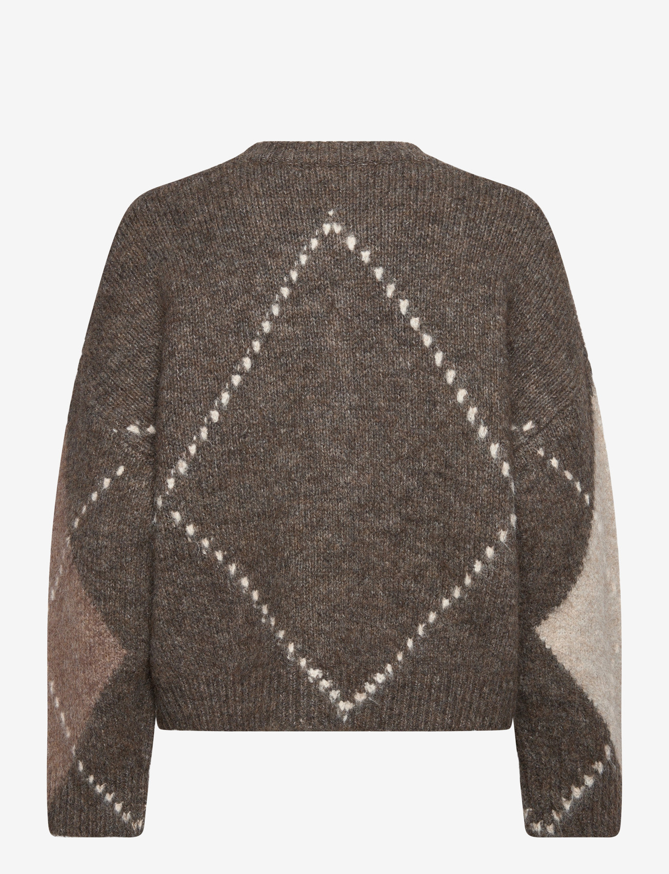 Noella - Lai Knit - jumpers - ash brown mix - 2