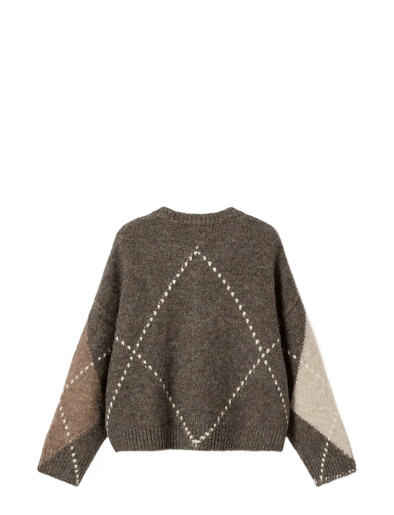 Noella - Lai Knit - pullover - ash brown mix - 2