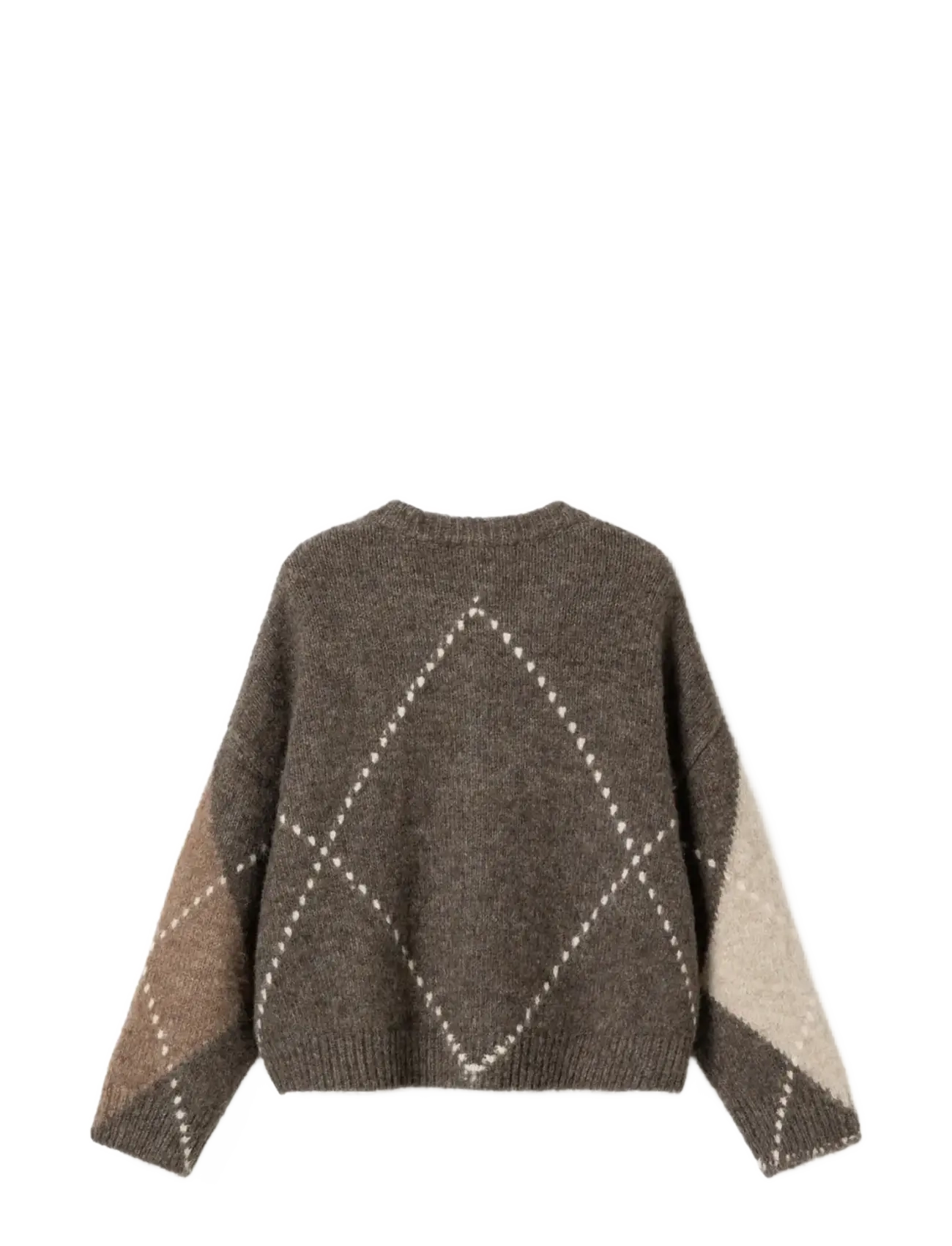 Noella - Lai Knit - striktrøjer - ash brown mix - 2
