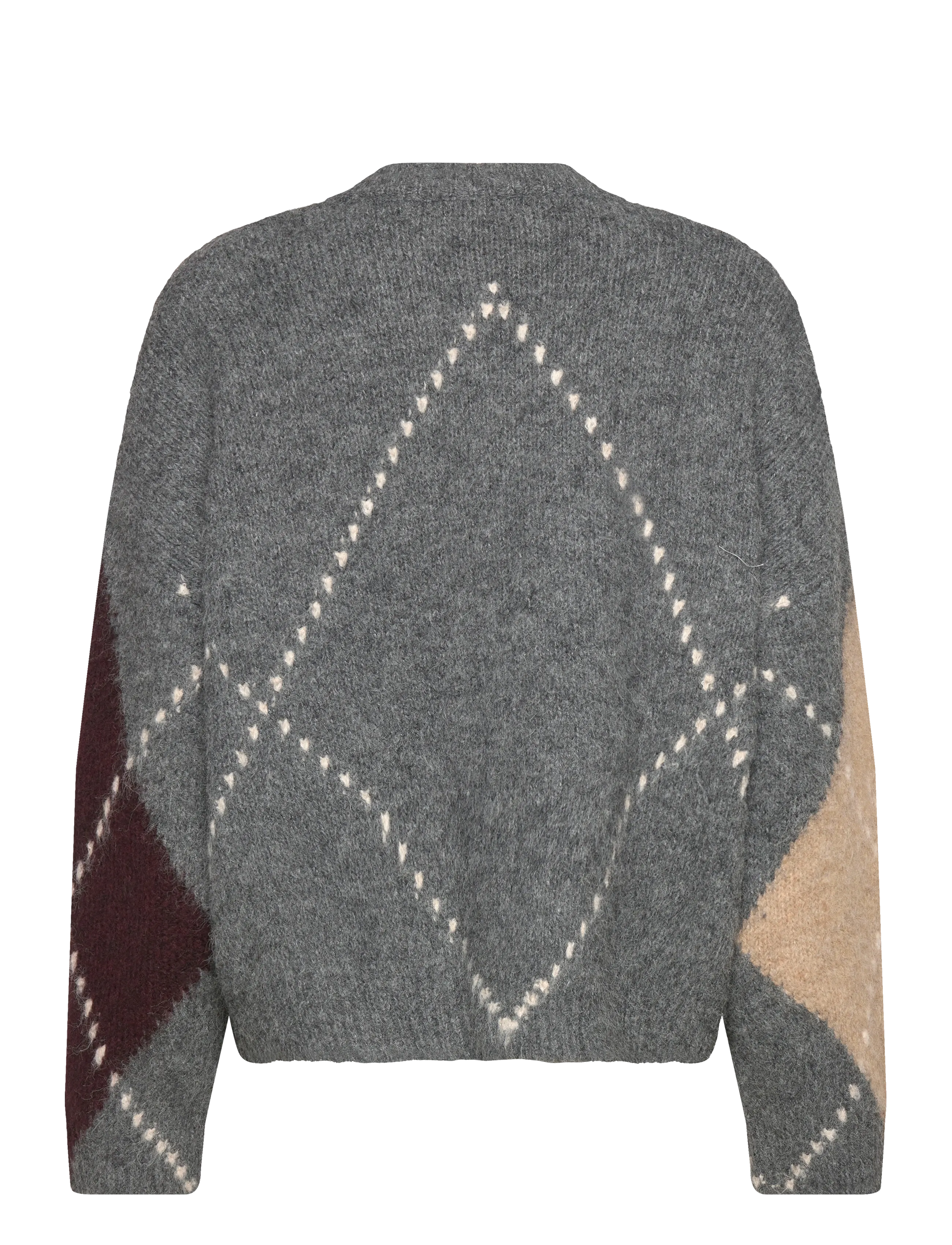 Noella - Lai Knit - sviitrid - medium grey mel. - 2