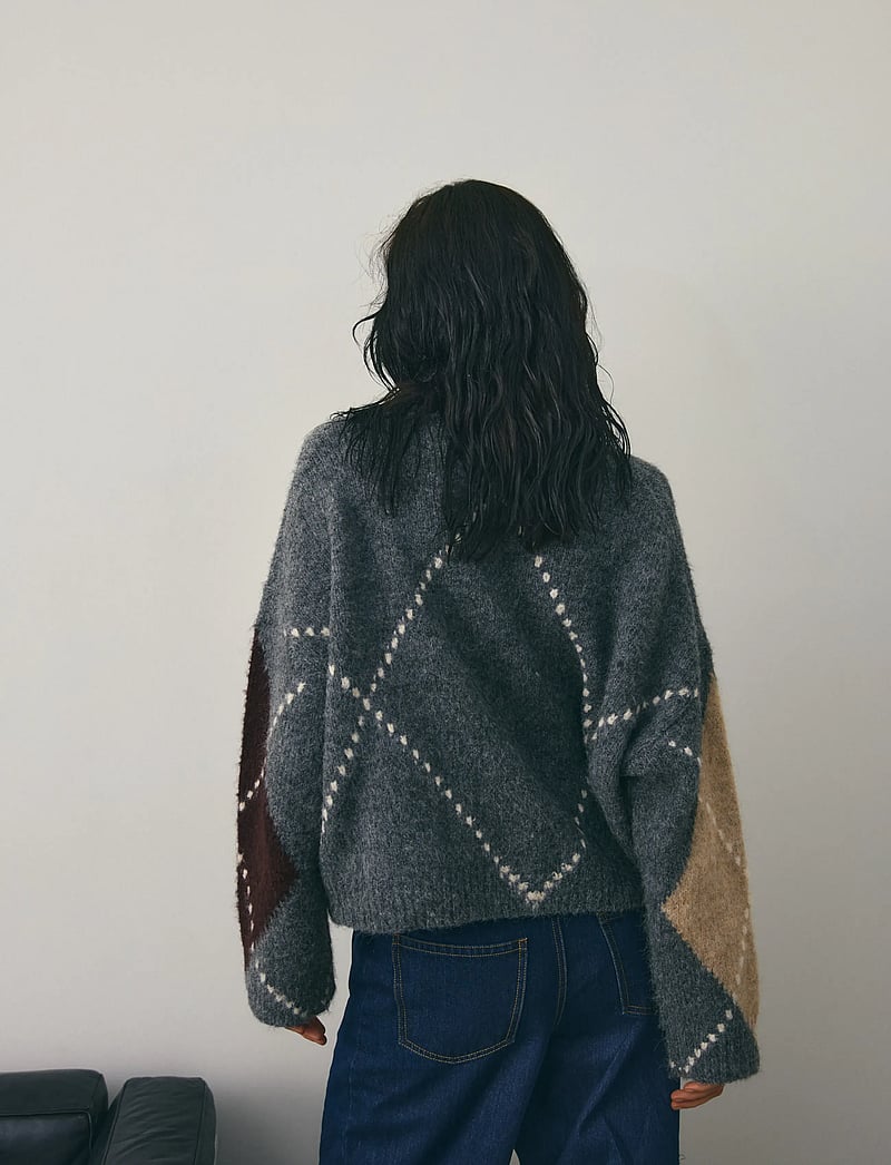 Noella - Lai Knit - pullover - medium grey mel. - 4