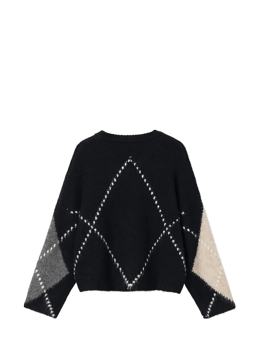 Noella - Lai Knit - striktrøjer - navy mix - 2