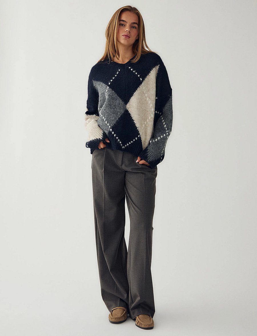 Noella - Lai Knit - megztiniai - navy mix - 3