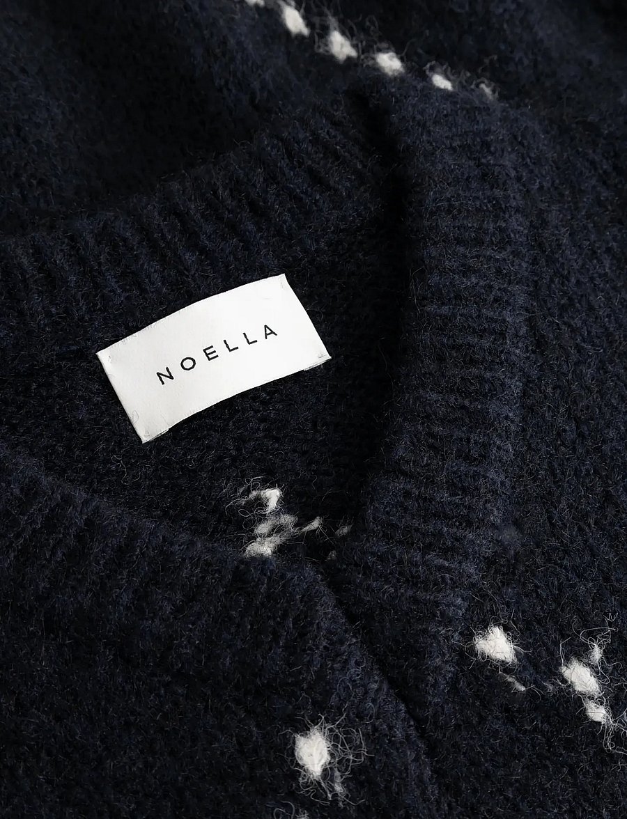 Noella - Lai Knit - striktrøjer - navy mix - 5