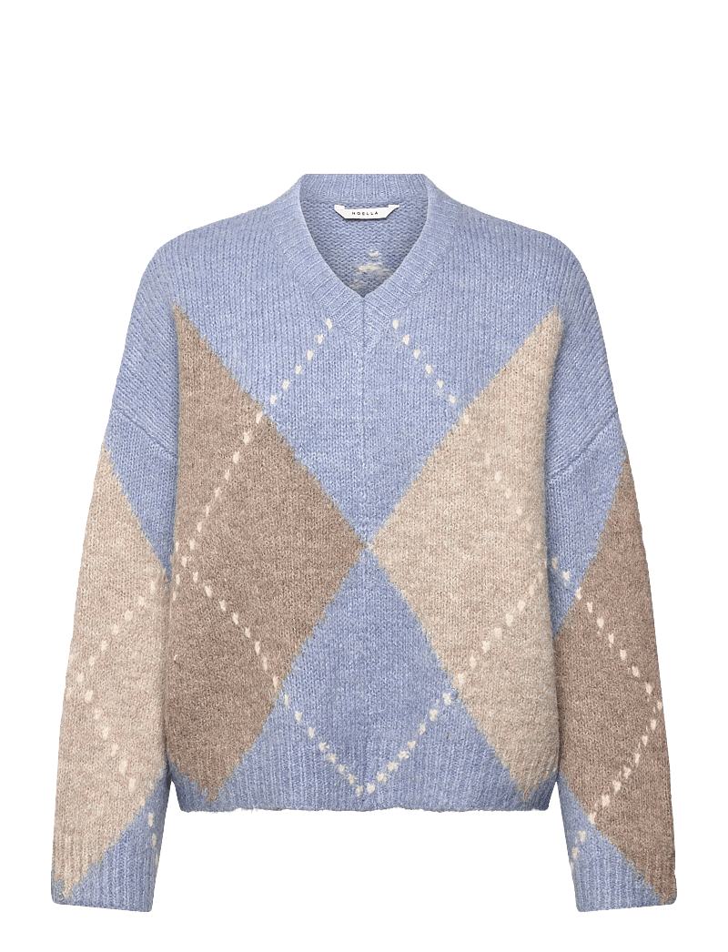 Noella - Lai Knit - stickade tröjor - sky blue mix - 0