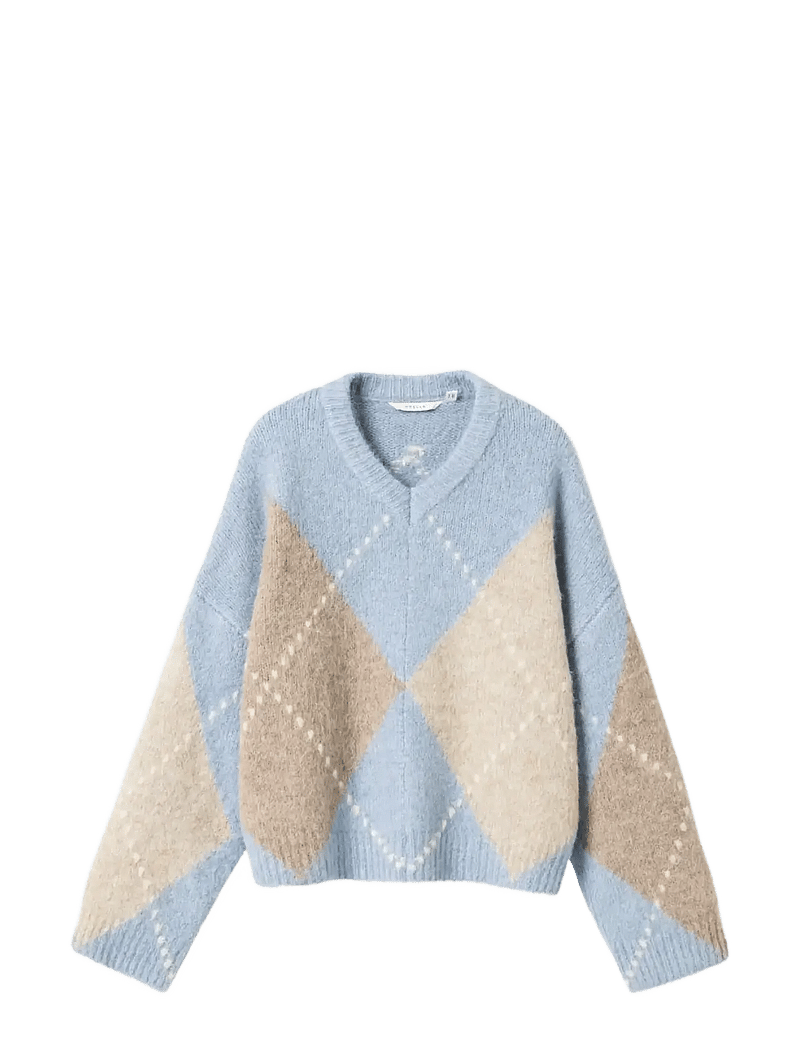 Noella - Lai Knit - striktrøjer - sky blue mix - 1