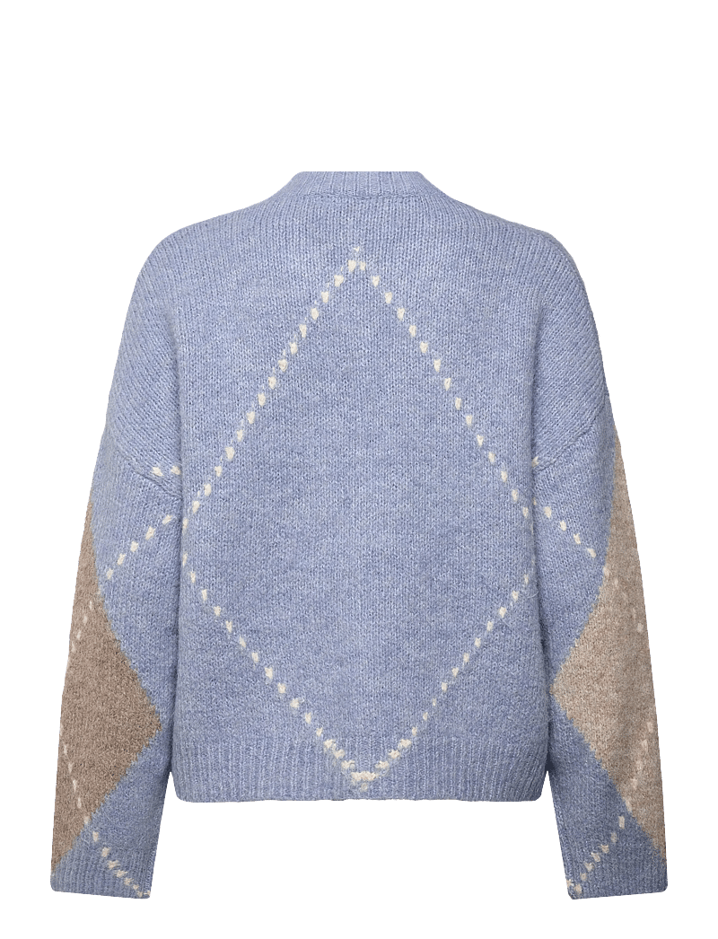 Noella - Lai Knit - stickade tröjor - sky blue mix - 1