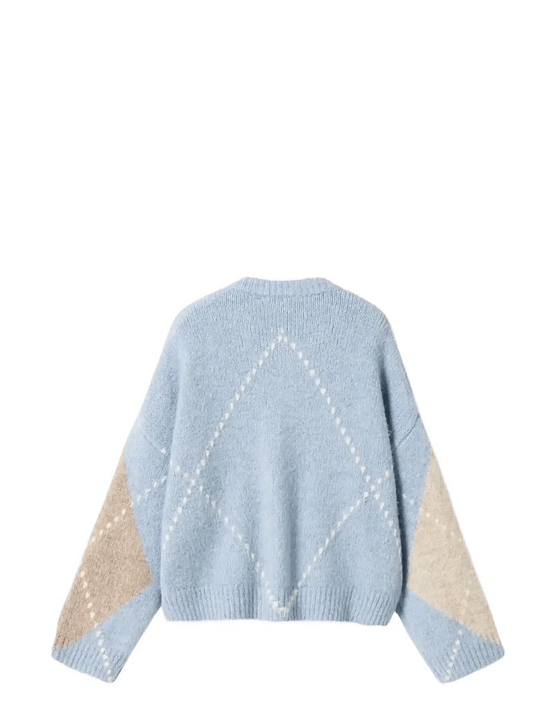 Noella - Lai Knit - striktrøjer - sky blue mix - 2