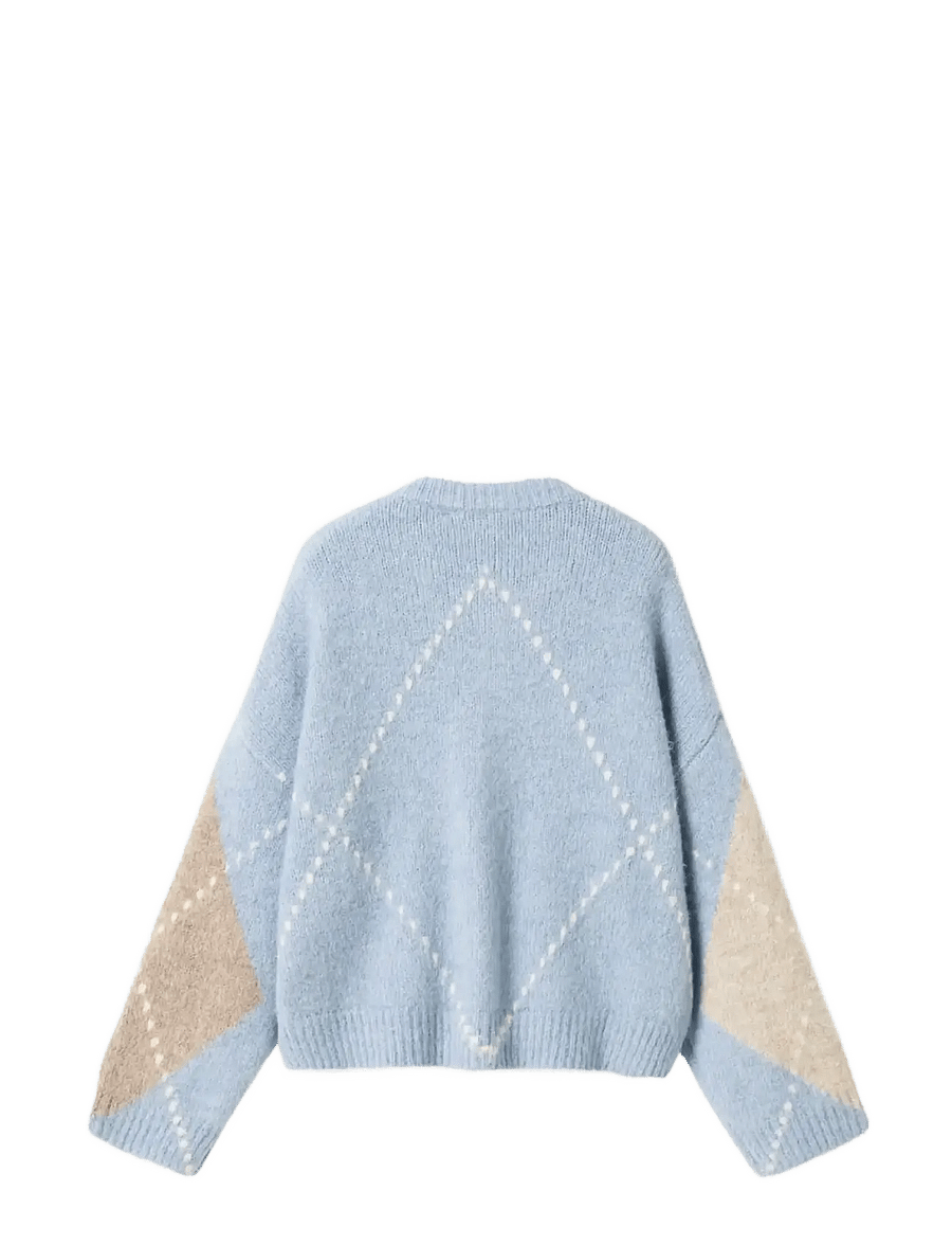 Noella - Lai Knit - peysur - sky blue mix - 2