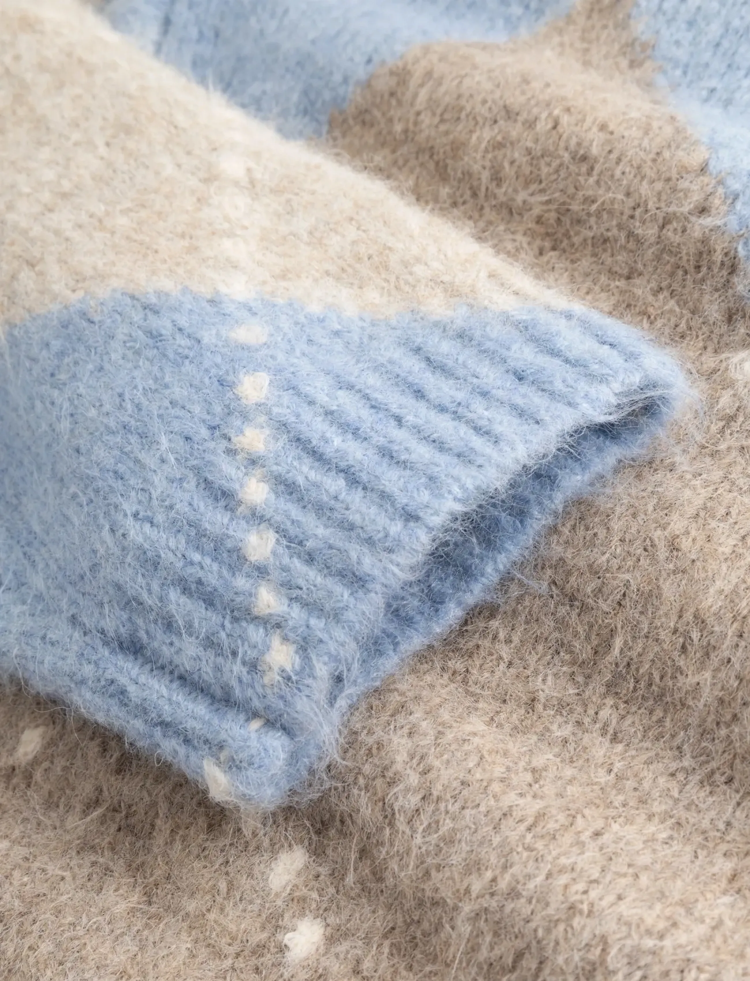 Noella - Lai Knit - peysur - sky blue mix - 5