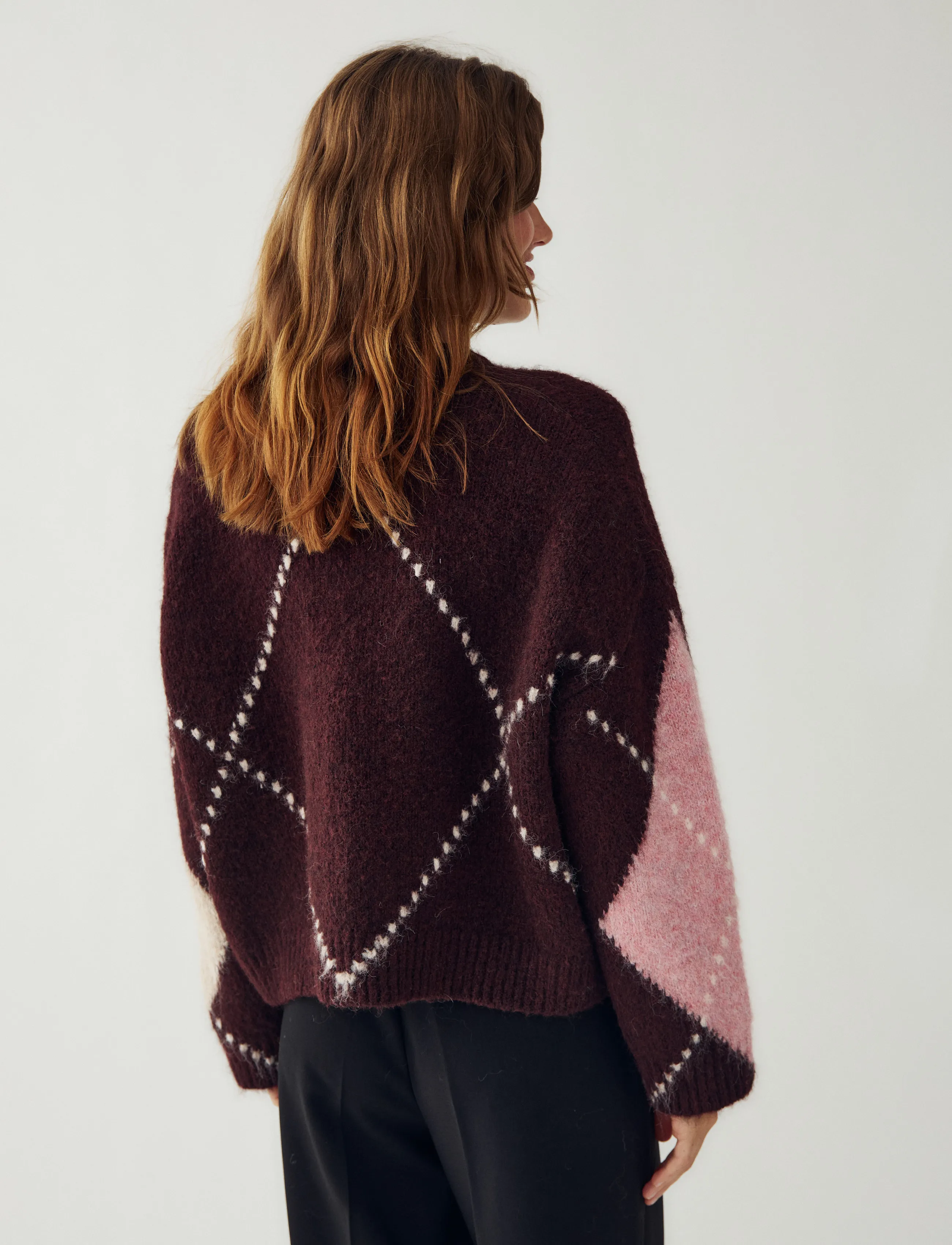 Noella - Lai Knit - pullover - winetasting mix - 3