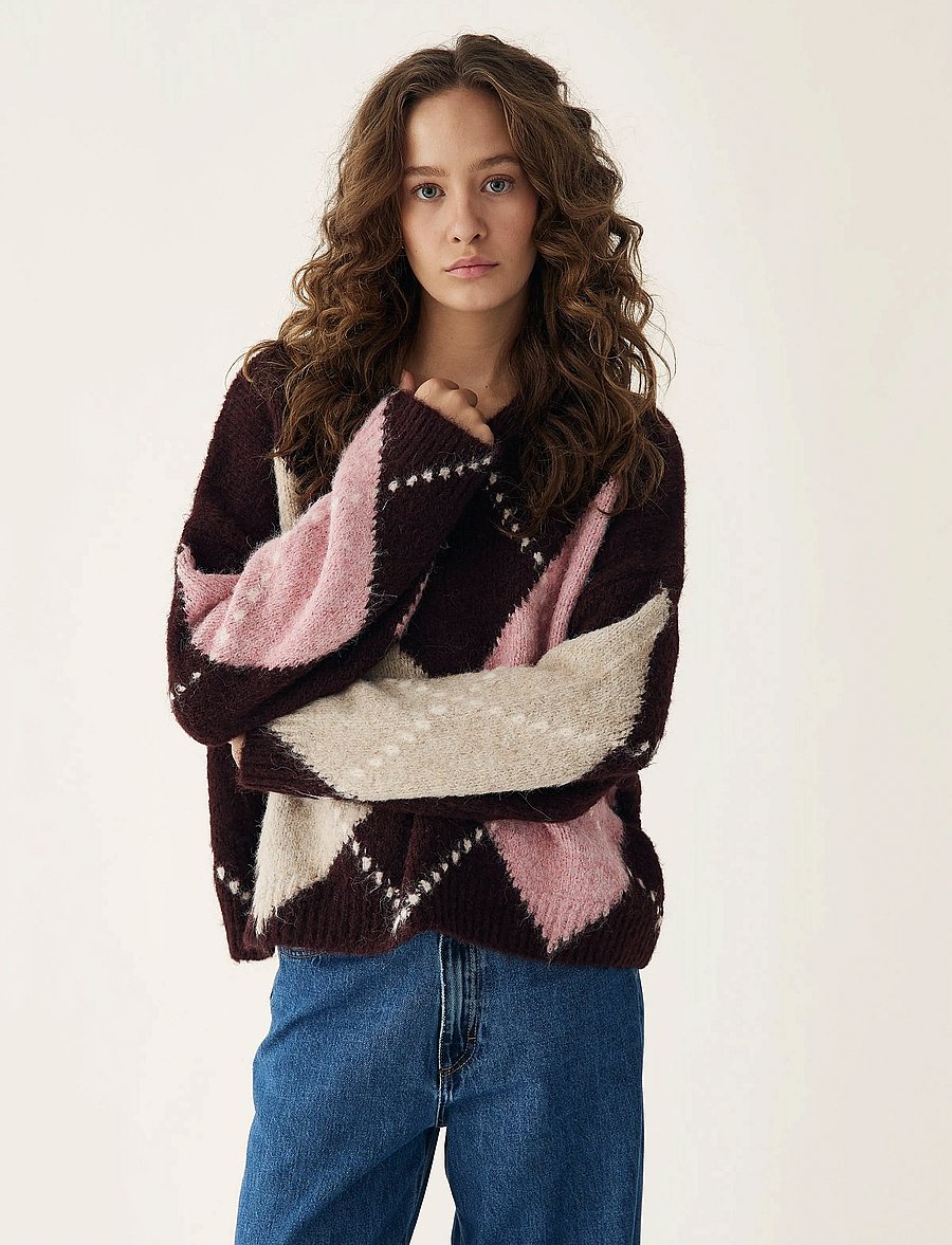 Noella - Lai Knit - gebreide truien - winetasting mix - 3