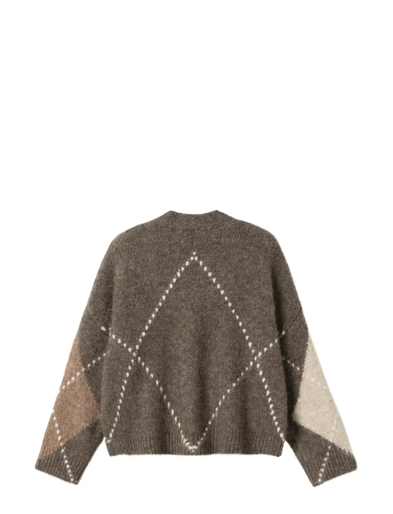 Noella - N-Laiana Knit Cardigan - cardigans - ash brown mix - 2