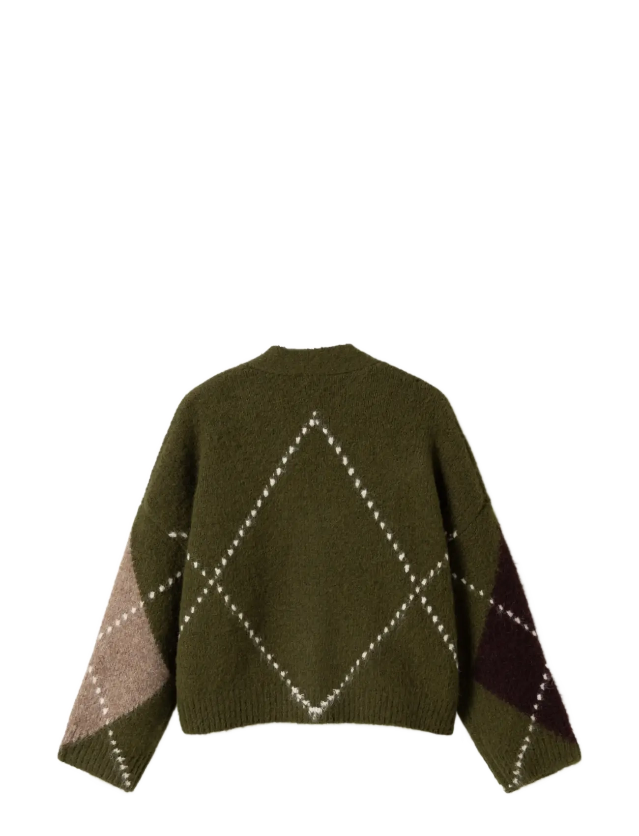 Noella - N-Laiana Knit Cardigan - cardigans - avocado green mix - 1