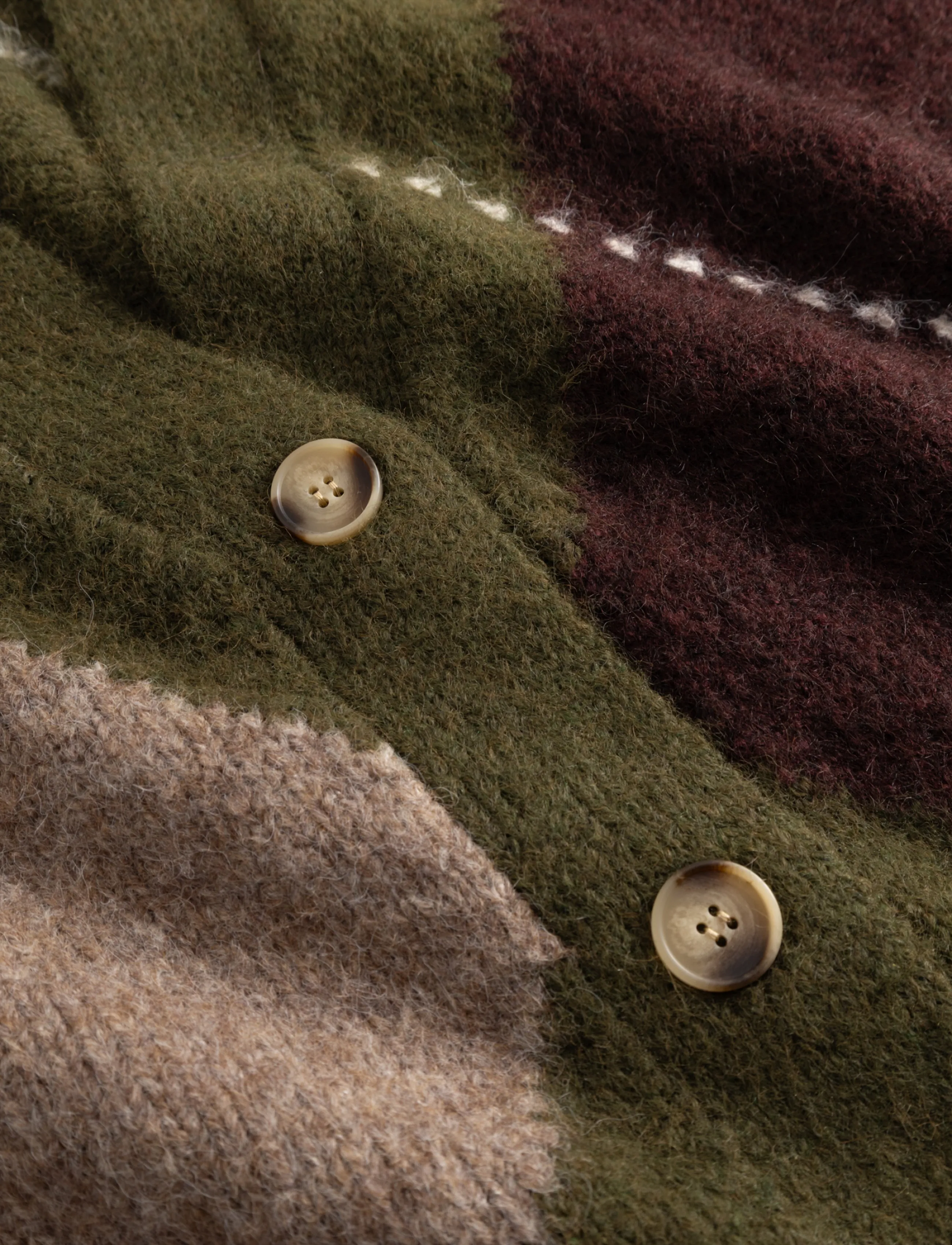 Noella - N-Laiana Knit Cardigan - cardigans - avocado green mix - 2