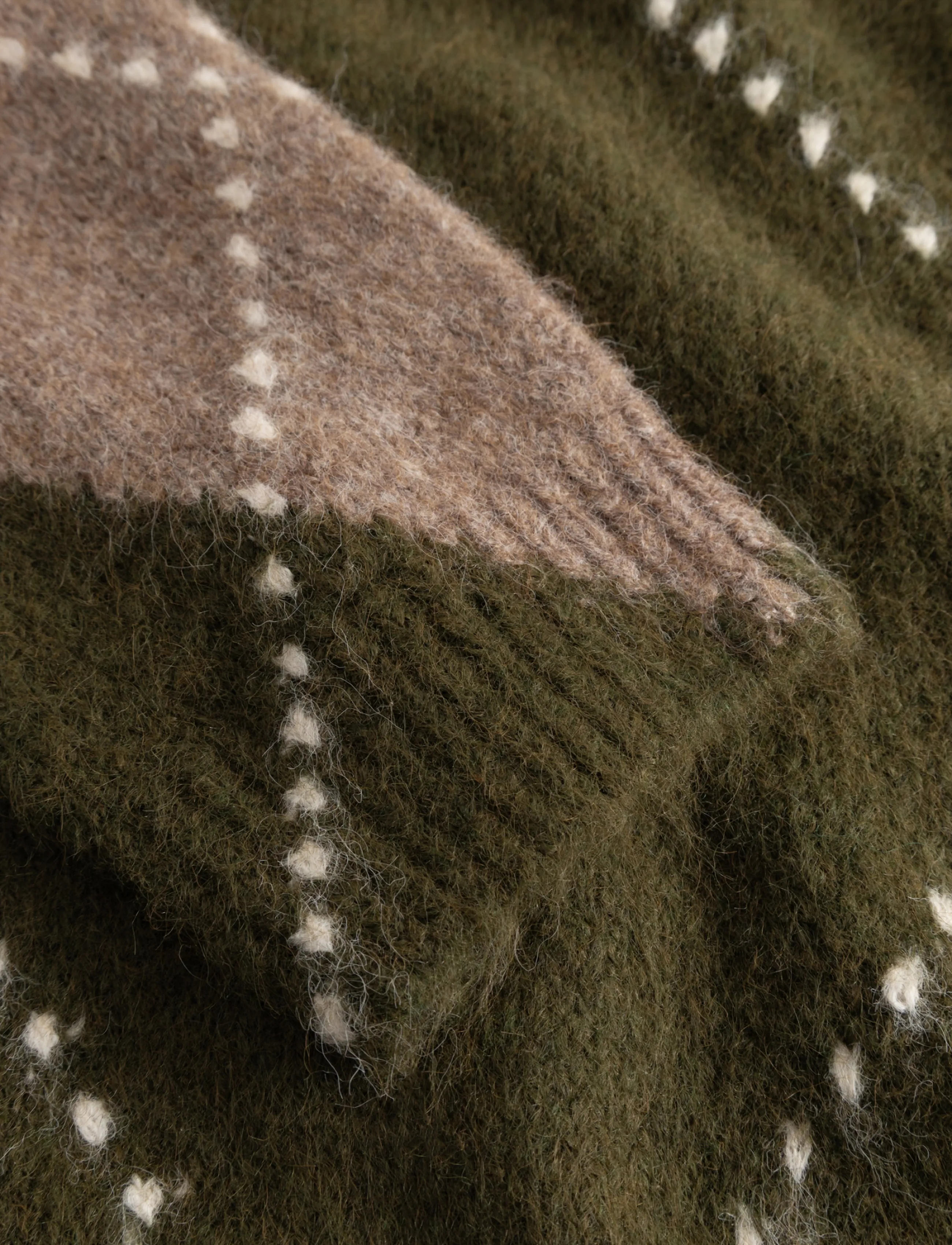 Noella - N-Laiana Knit Cardigan - cardigans - avocado green mix - 3