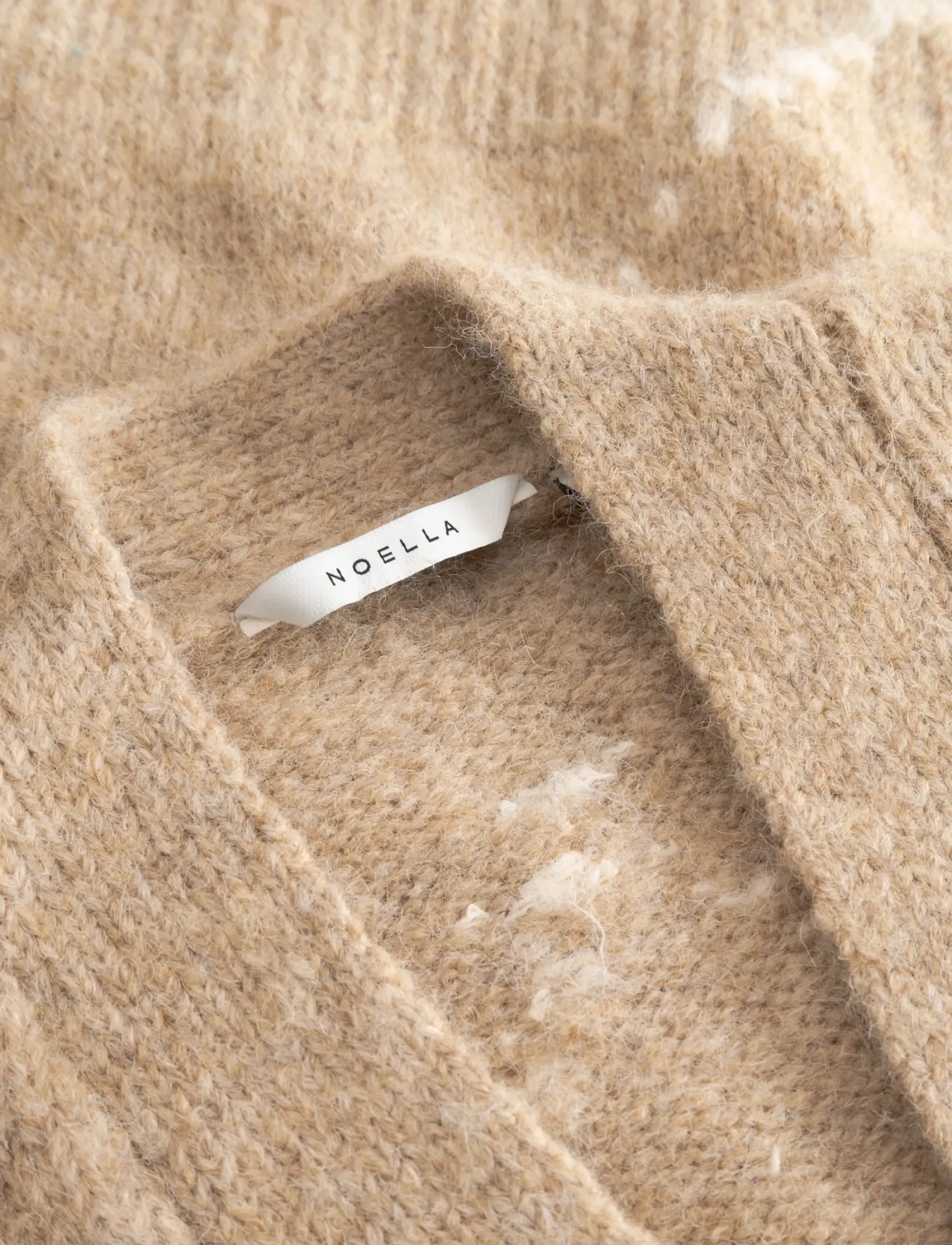 Noella - N-Laiana Knit Cardigan - strickjacken - sand melange - 5