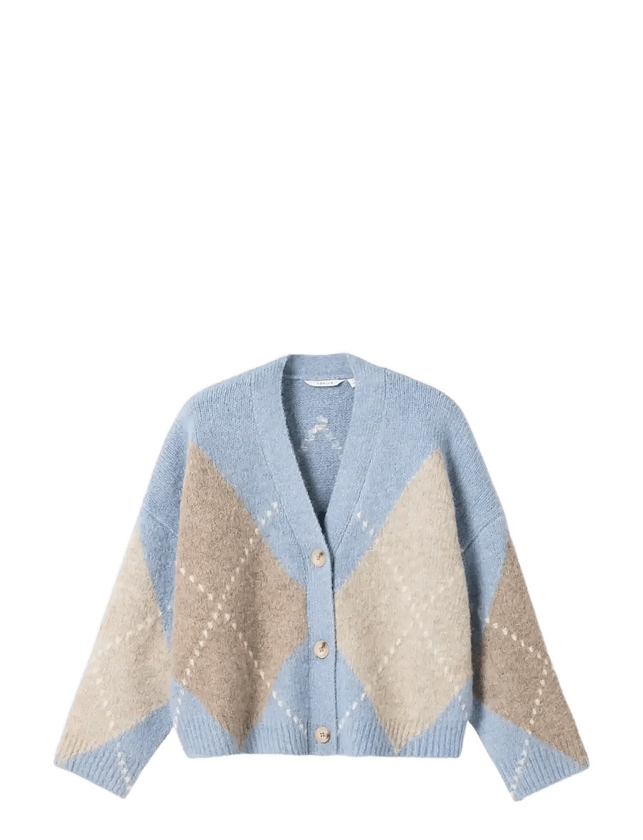 Noella - N-Laiana Knit Cardigan - strickjacken - sky blue mix - 1