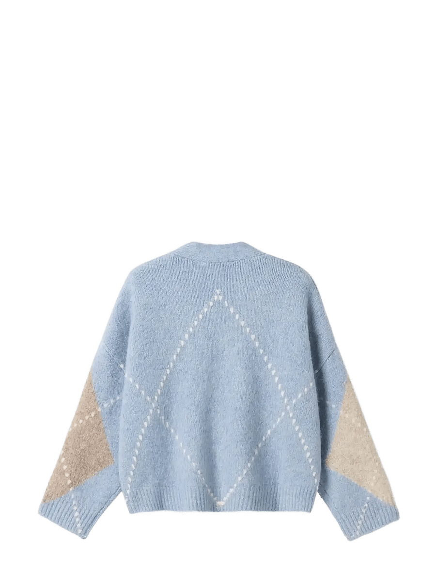 Noella - N-Laiana Knit Cardigan - strickjacken - sky blue mix - 2