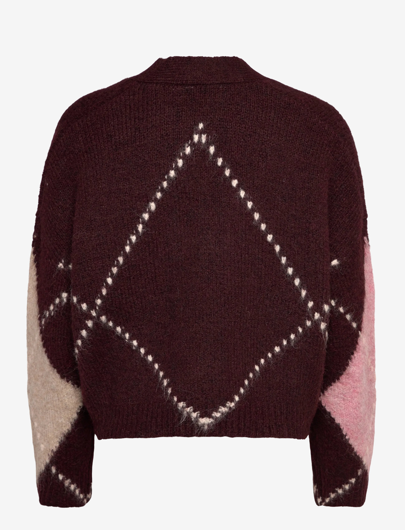 Noella - N-Laiana Knit Cardigan - autumn clothing - winetasting mix - 1