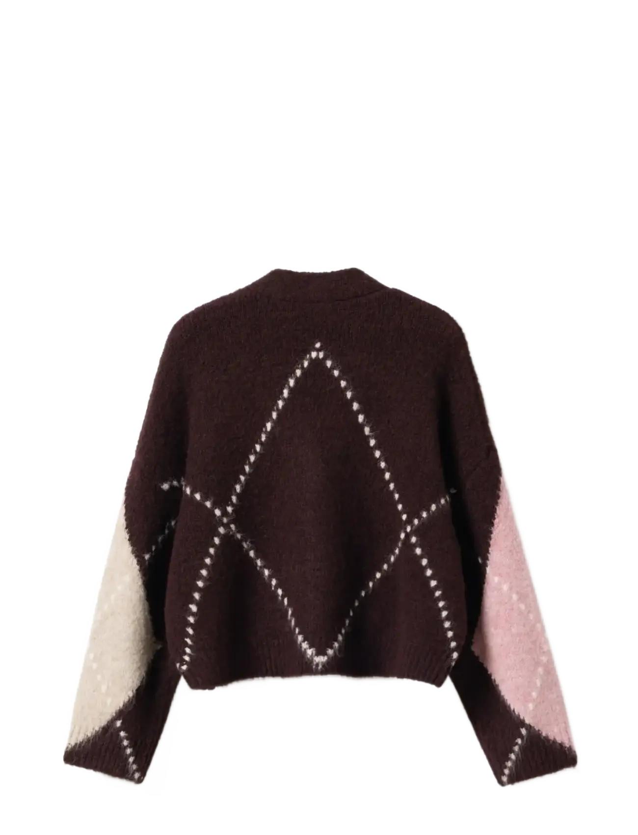 Noella - N-Laiana Knit Cardigan - cardigans - winetasting mix - 2