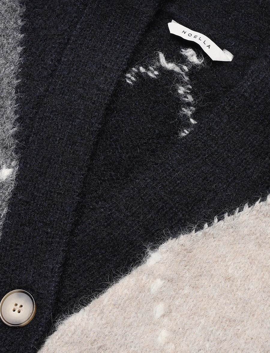 Noella - N-Laiana Knit Vest - strickwesten - navy mix - 5