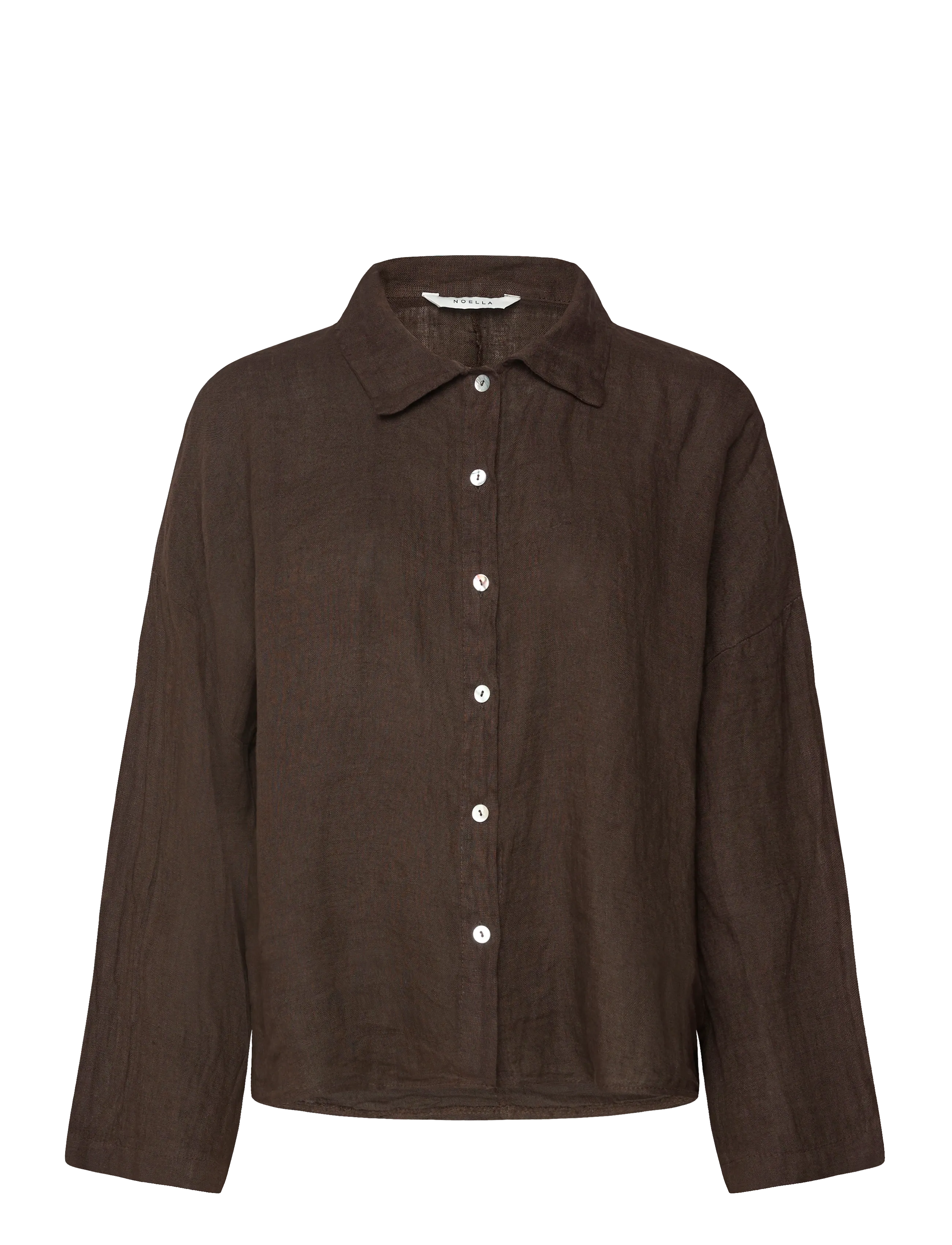 Noella Leanora Shirt - Langärmlige Hemden - CHOCOLATE / brown