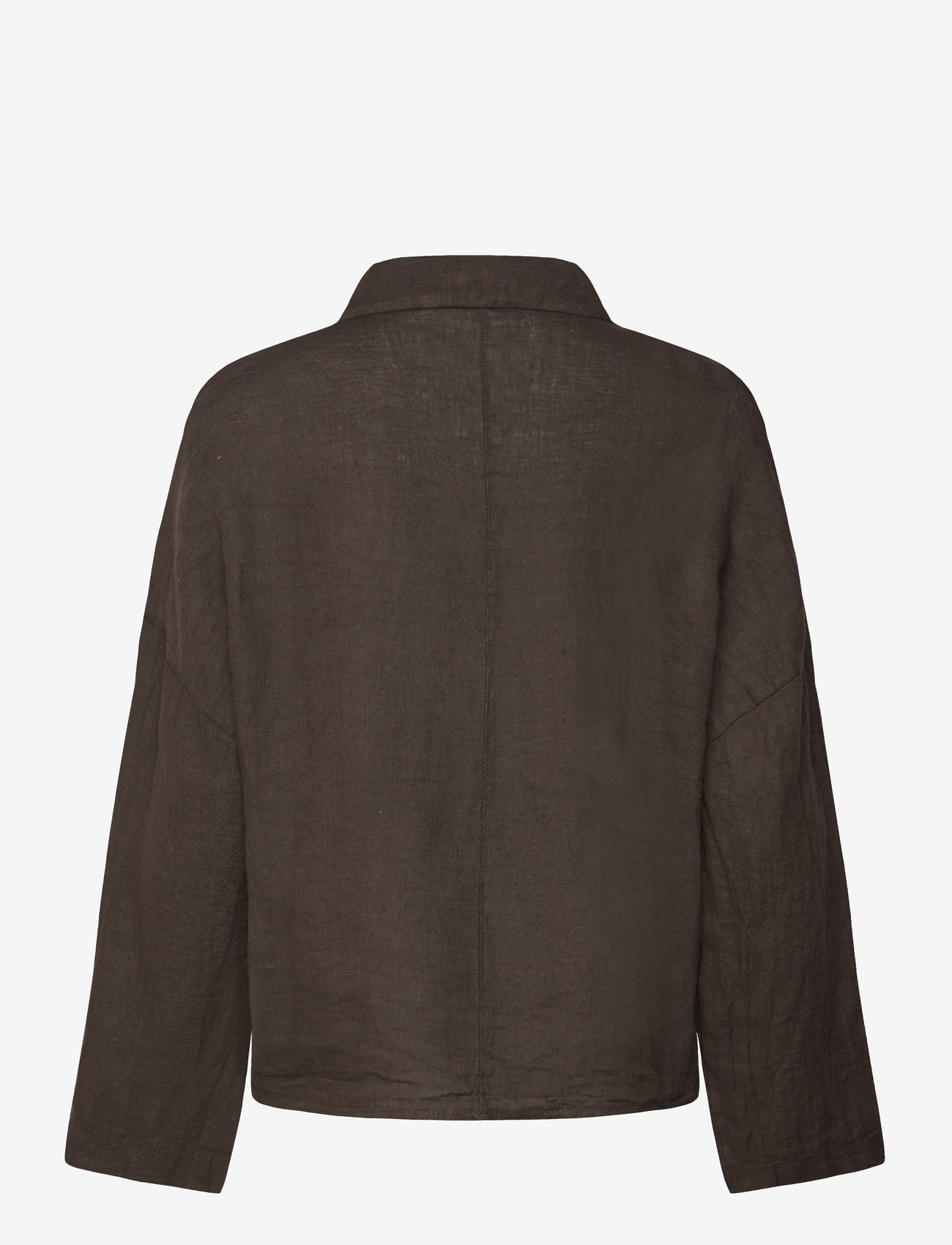 Noella - Leanora Shirt - langærmede skjorter - chocolate - 1