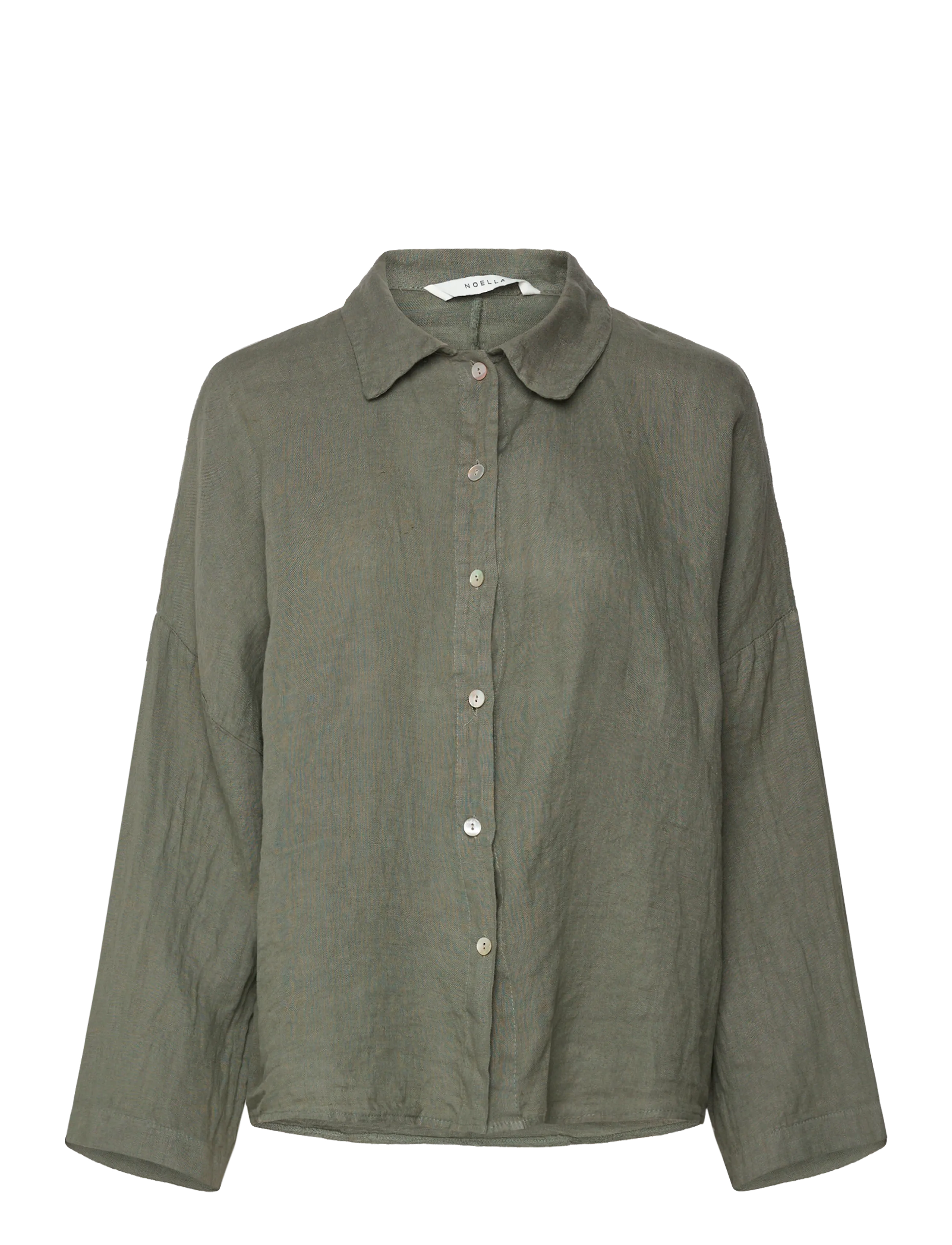 Noella Leanora Shirt - Langärmlige Hemden - GREEN LEAF / green