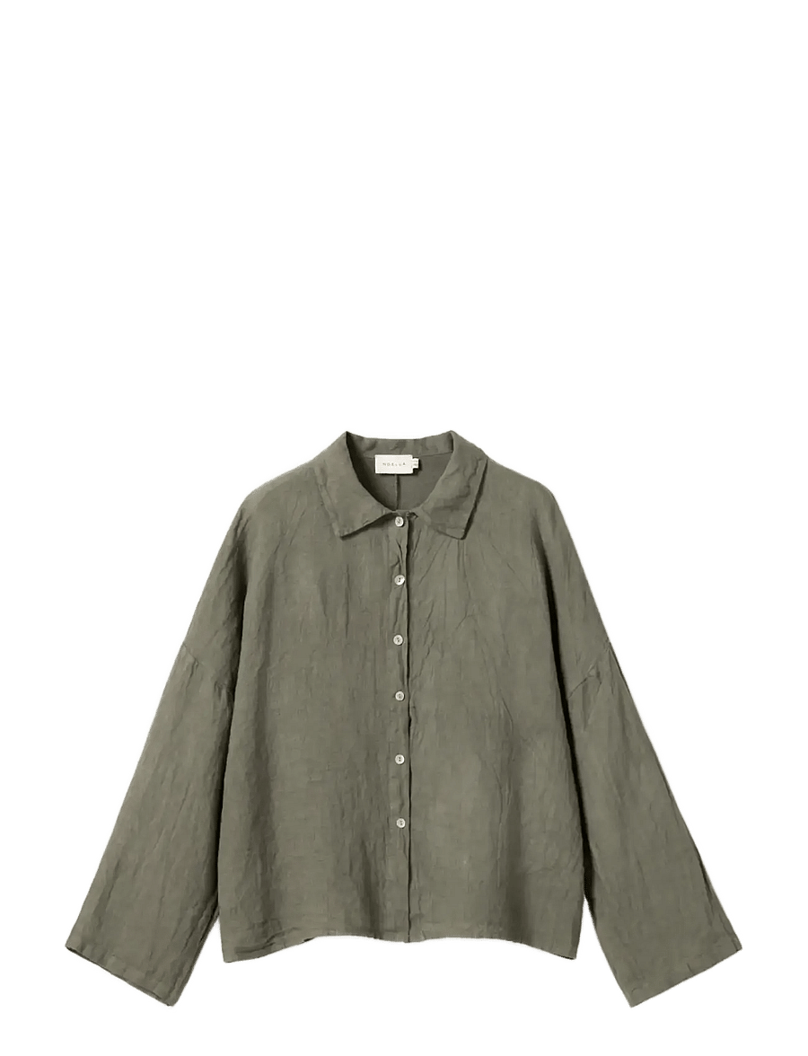 Noella - Leanora Shirt - overhemden met lange mouwen - green leaf - 1