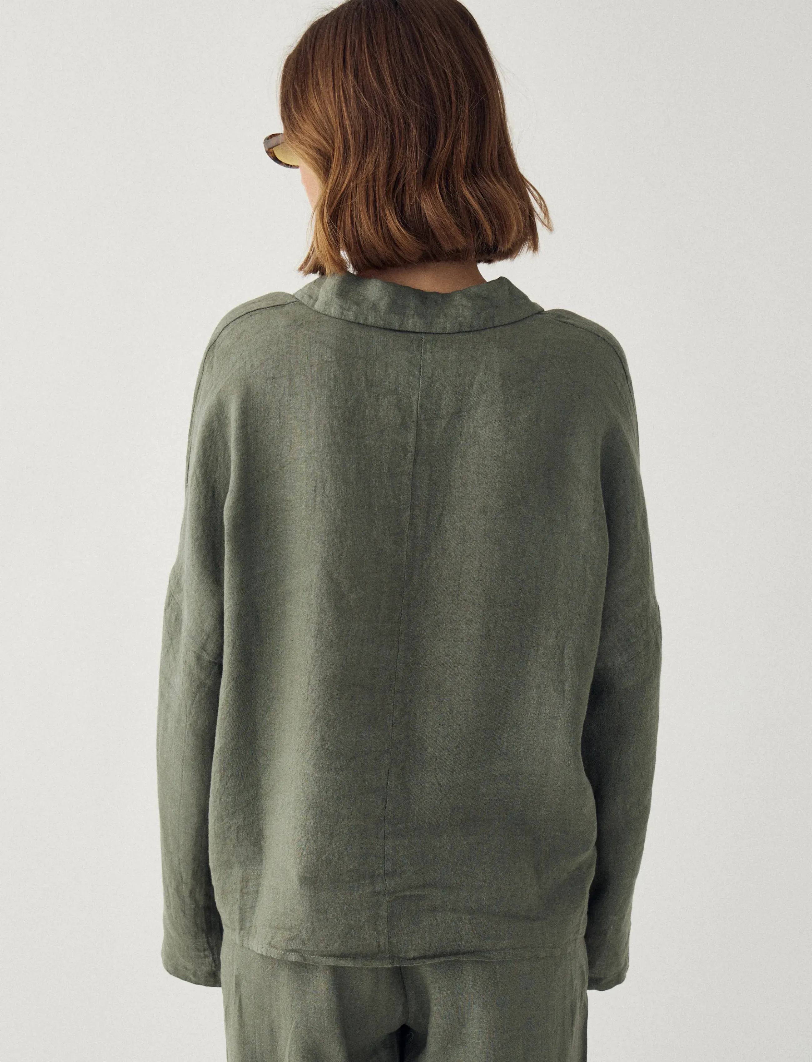 Noella - Leanora Shirt - koszule z długimi rękawami - green leaf - 3