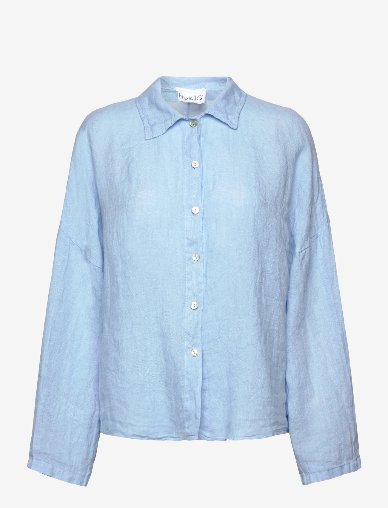Noella - Leanora Shirt - long-sleeved shirts - light blue - 0