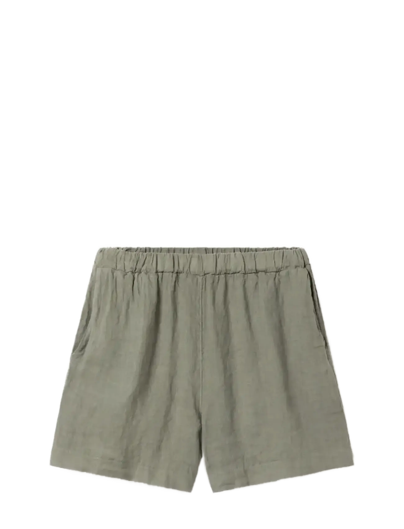 Noella Layne Shorts - Linneshorts - GREEN LEAF / khaki/green
