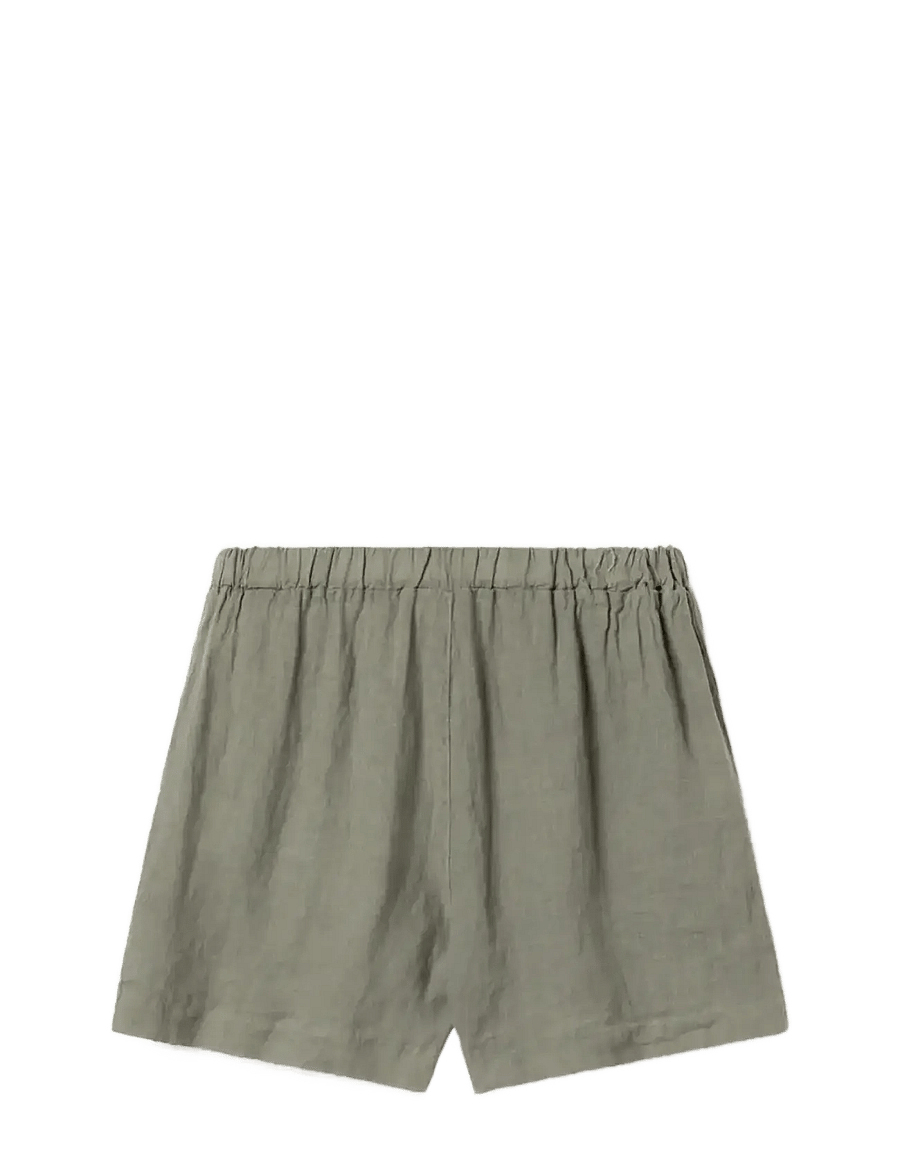 Noella - Layne Shorts - leinen-shorts - green leaf - 1