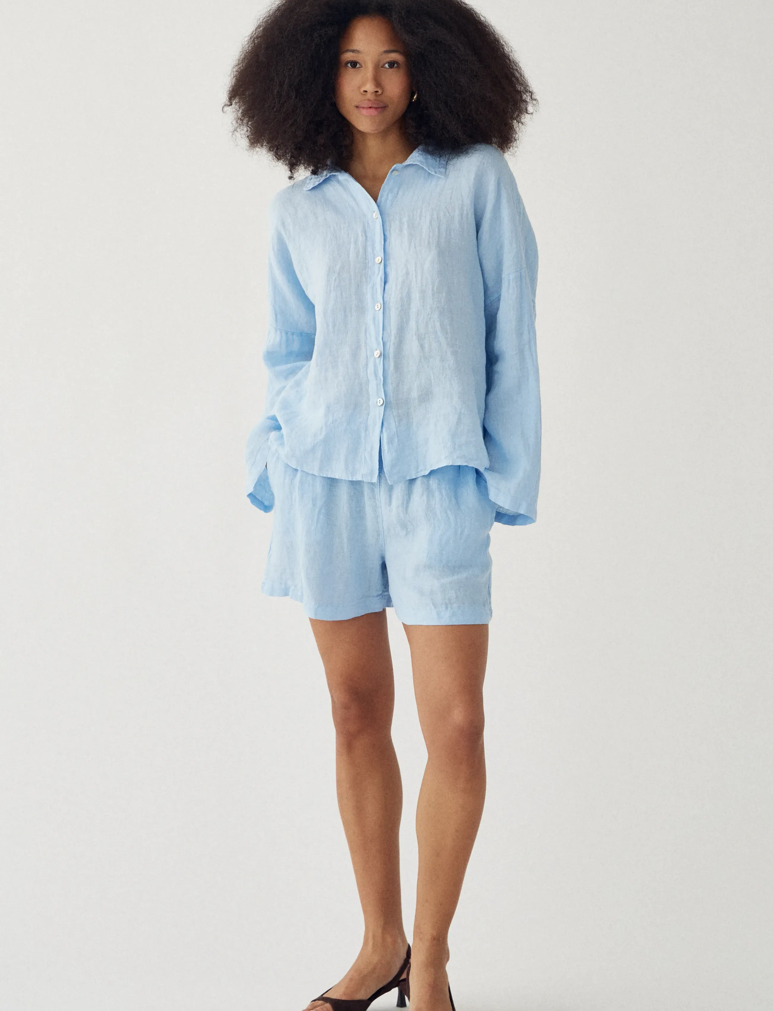 Noella - Layne Shorts - rennot shortsit - light blue - 5