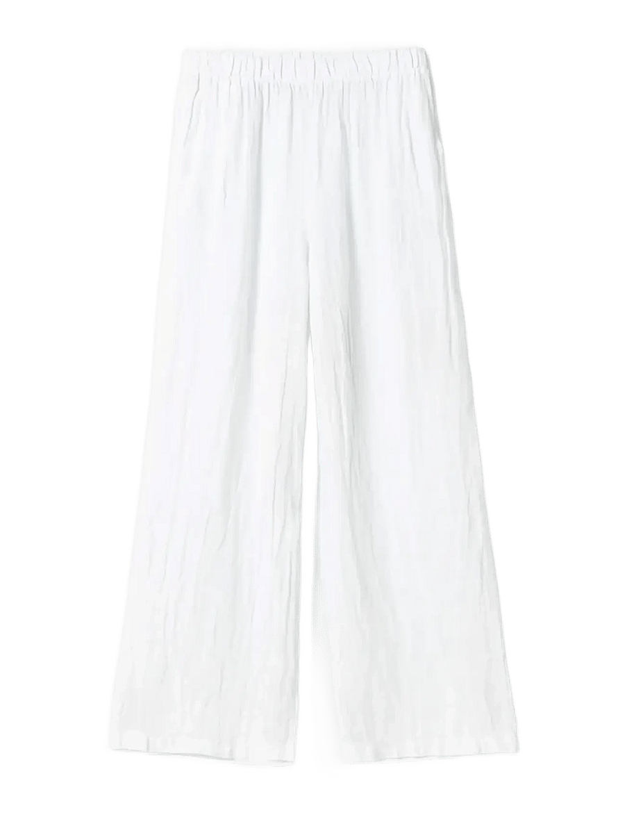Noella - Lorann Pants - leinenhosen - white - 1