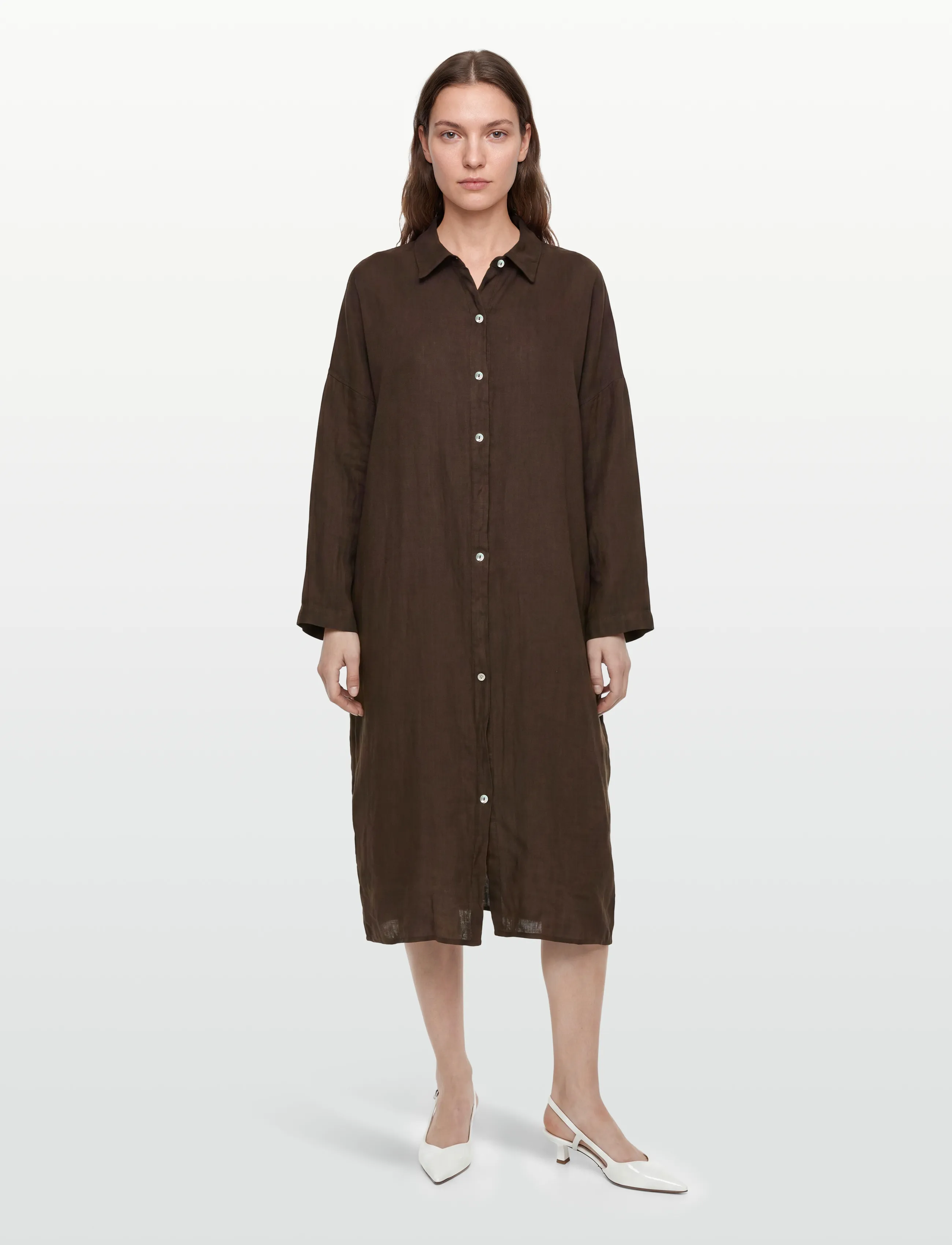 Noella N-Lorita Dress, L/XL, Dresses, Braun - Shirt Frauen