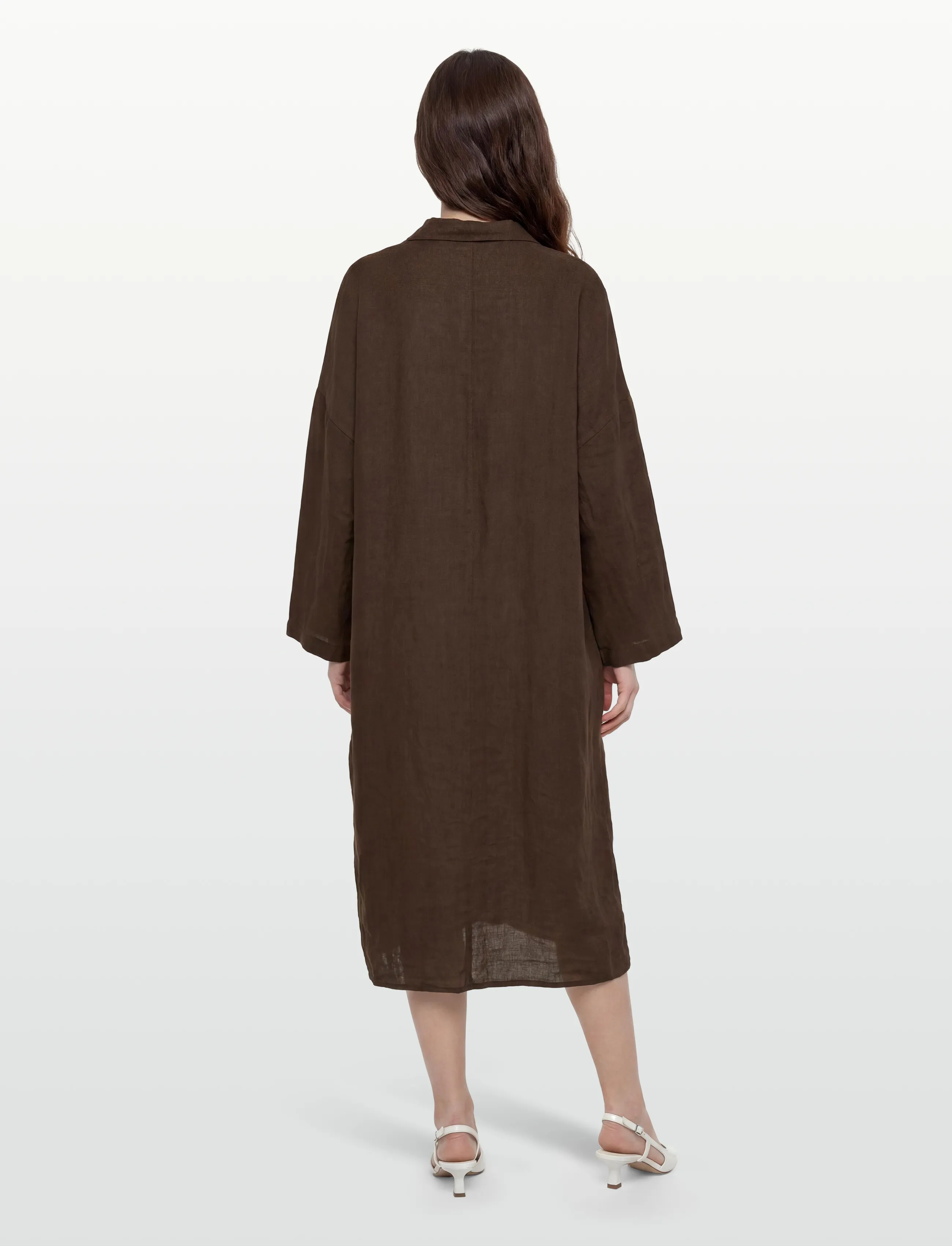 Noella - N-Lorita Dress - shirt dresses - chocolate - 4