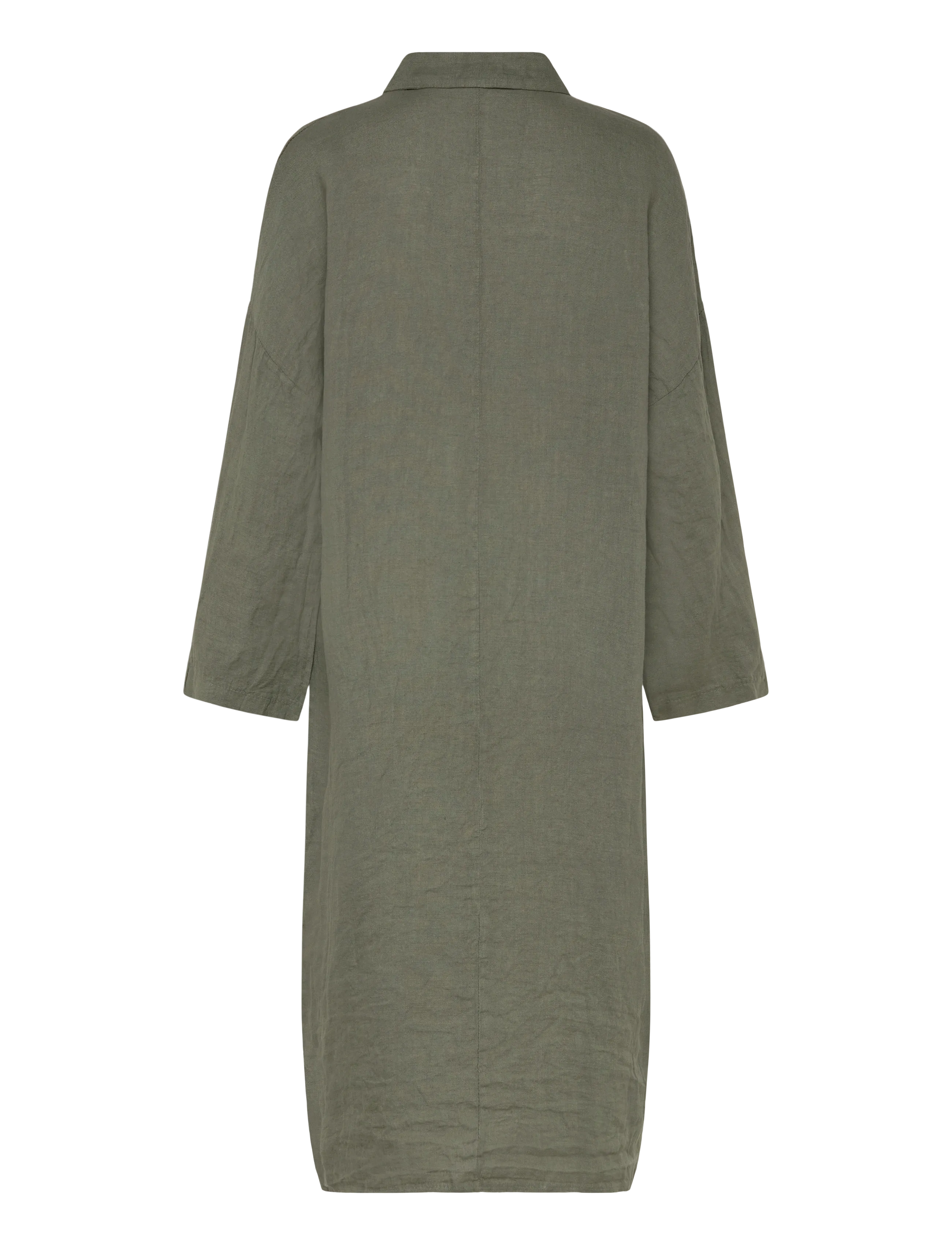 Noella - N-Lorita Dress - shirt dresses - leaf green - 2