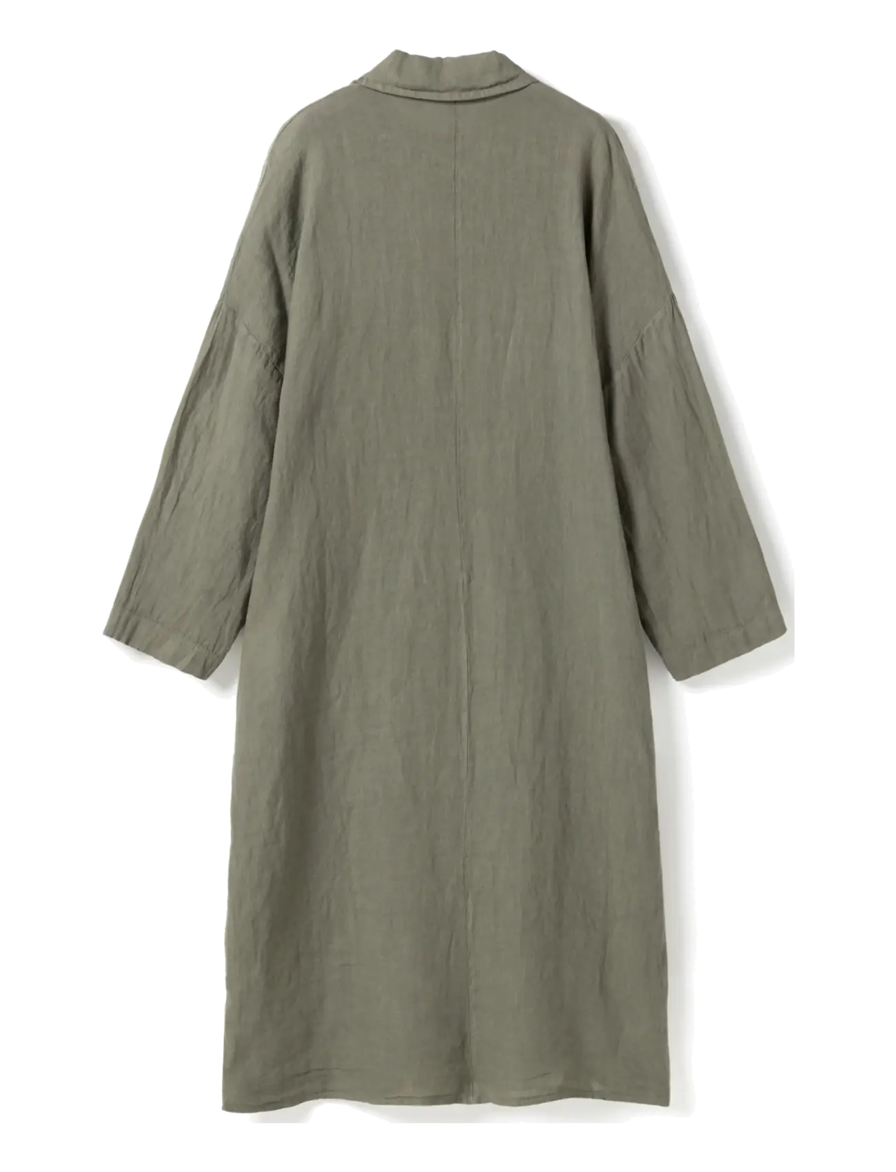 Noella - N-Lorita Dress - skjortekjoler - leaf green - 2