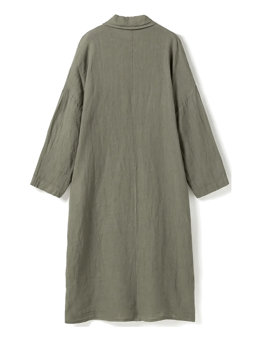 Noella - N-Lorita Dress - skjortekjoler - leaf green - 2