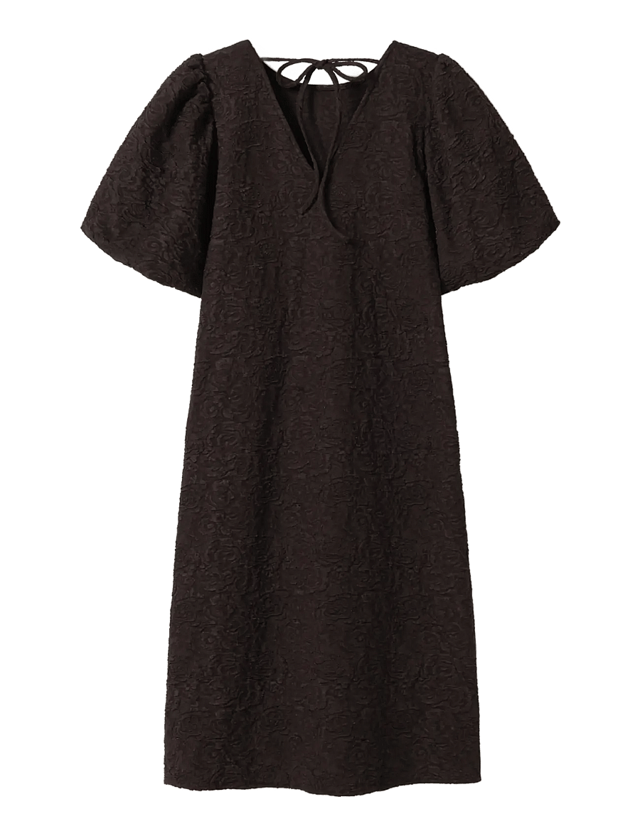 Noella - N-Pastis Long Dress - sommerkjoler - chocolate - 1